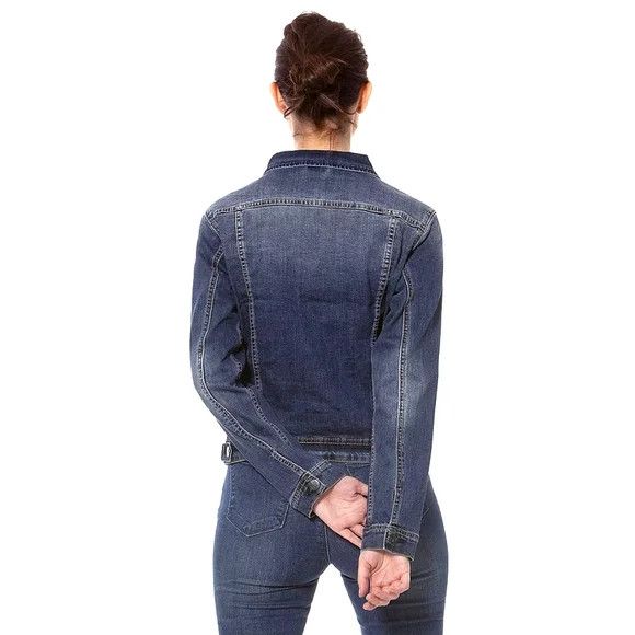 Vacation Lola Jeans Gabriella Classic Denim Jacket Fall Gift Spring Size XS / US 0-2 / IT 36-38 - 3 Thumbnail