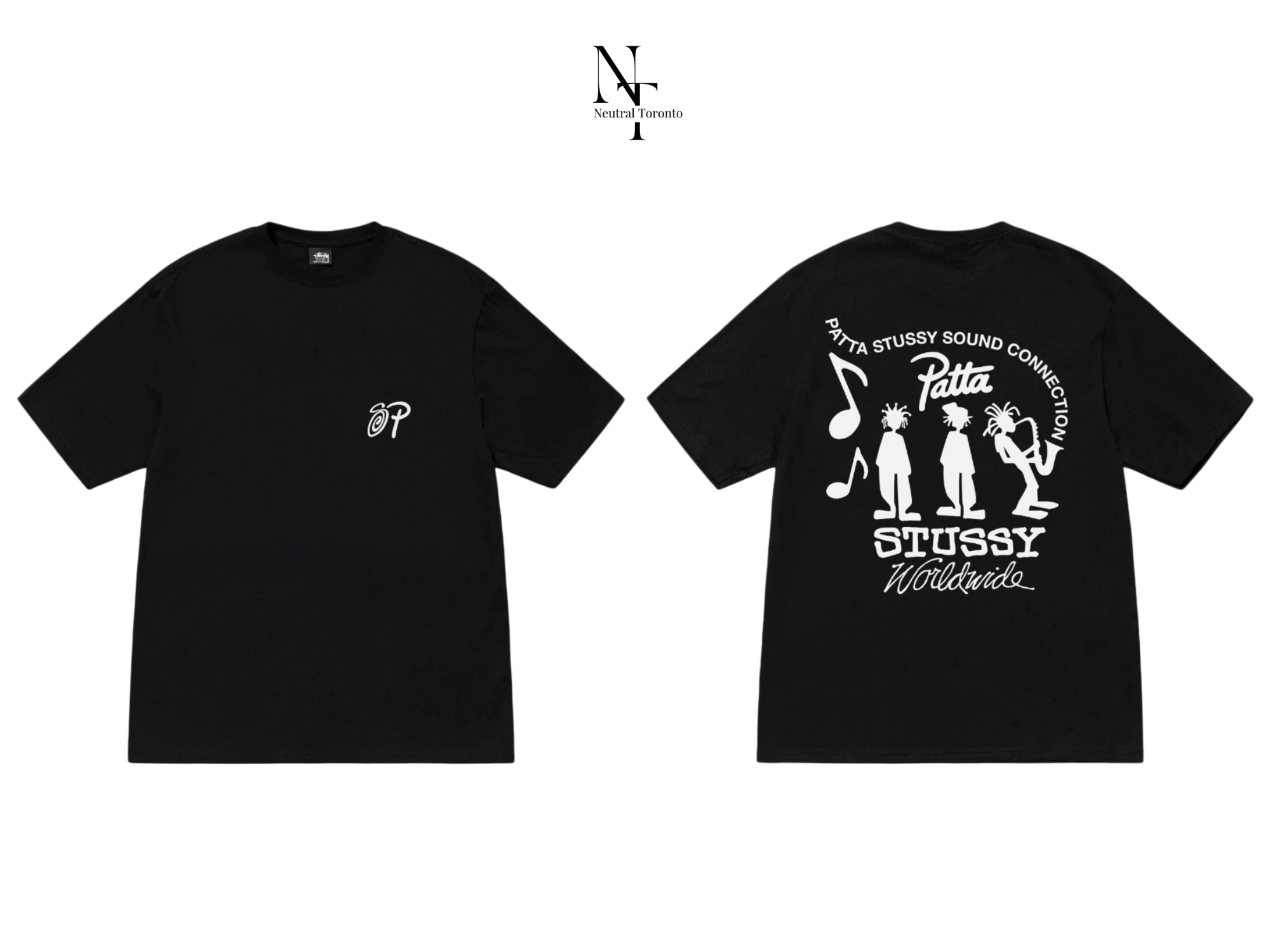 Patta × Stussy Stussy x Patta 'Sound Connection' T Shirt