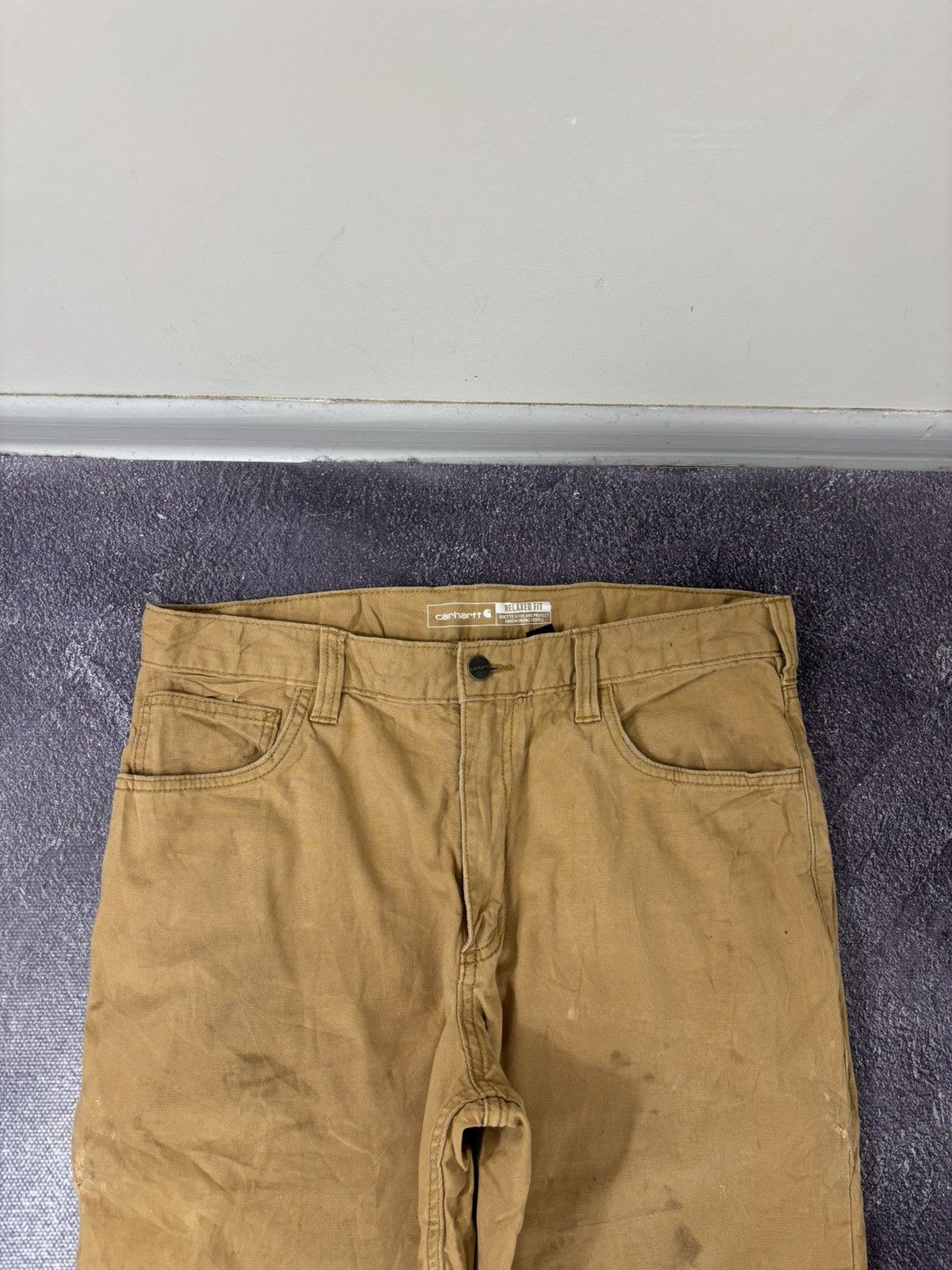 Carhartt Vintage Carhartt USA Rugged Flex Distressed Work Pants Size US 34 / EU 50 - 14 Thumbnail