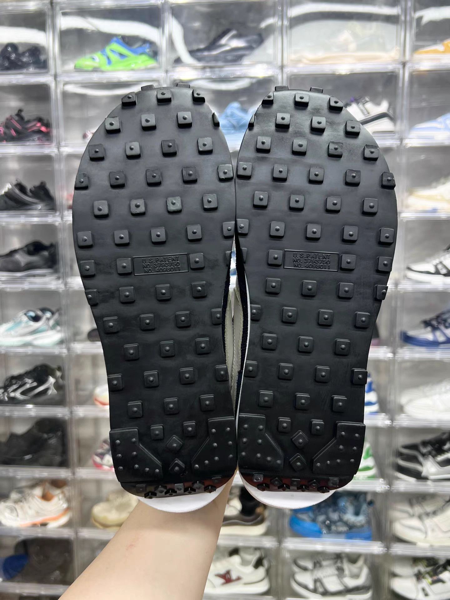Nike Nike Sacai x Fragment Design Navy Blue Sneakers K15 Size US 9 / EU 42 - 8 Thumbnail