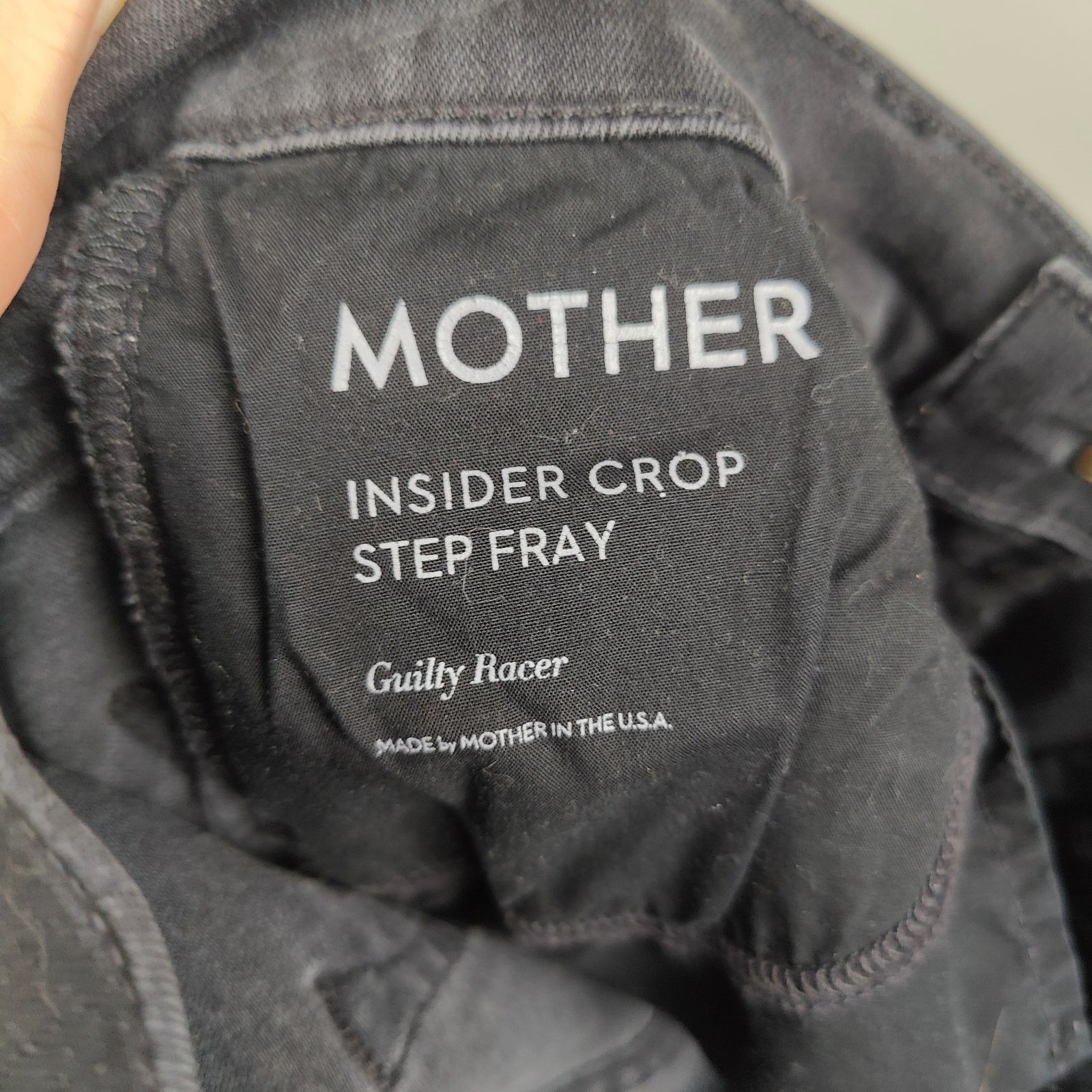 MOTHER Mother Denim The Insider Crop Step Fray Jeans Womens 26 Size 26" / US 2 / IT 38 - 7 Thumbnail