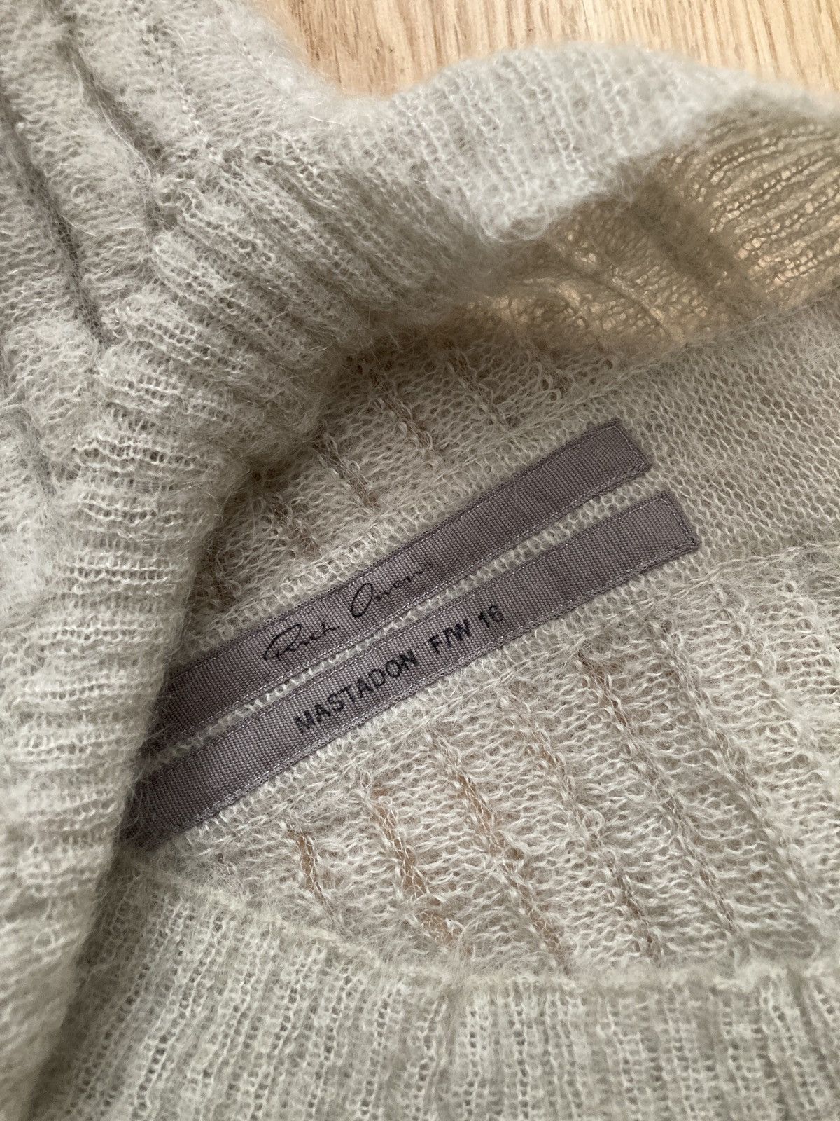 Rick Owens F/W 16 “MASTODON” Ribbed Mohair Sweater Rick Owens Size US L / EU 52-54 / 3 - 22 Thumbnail