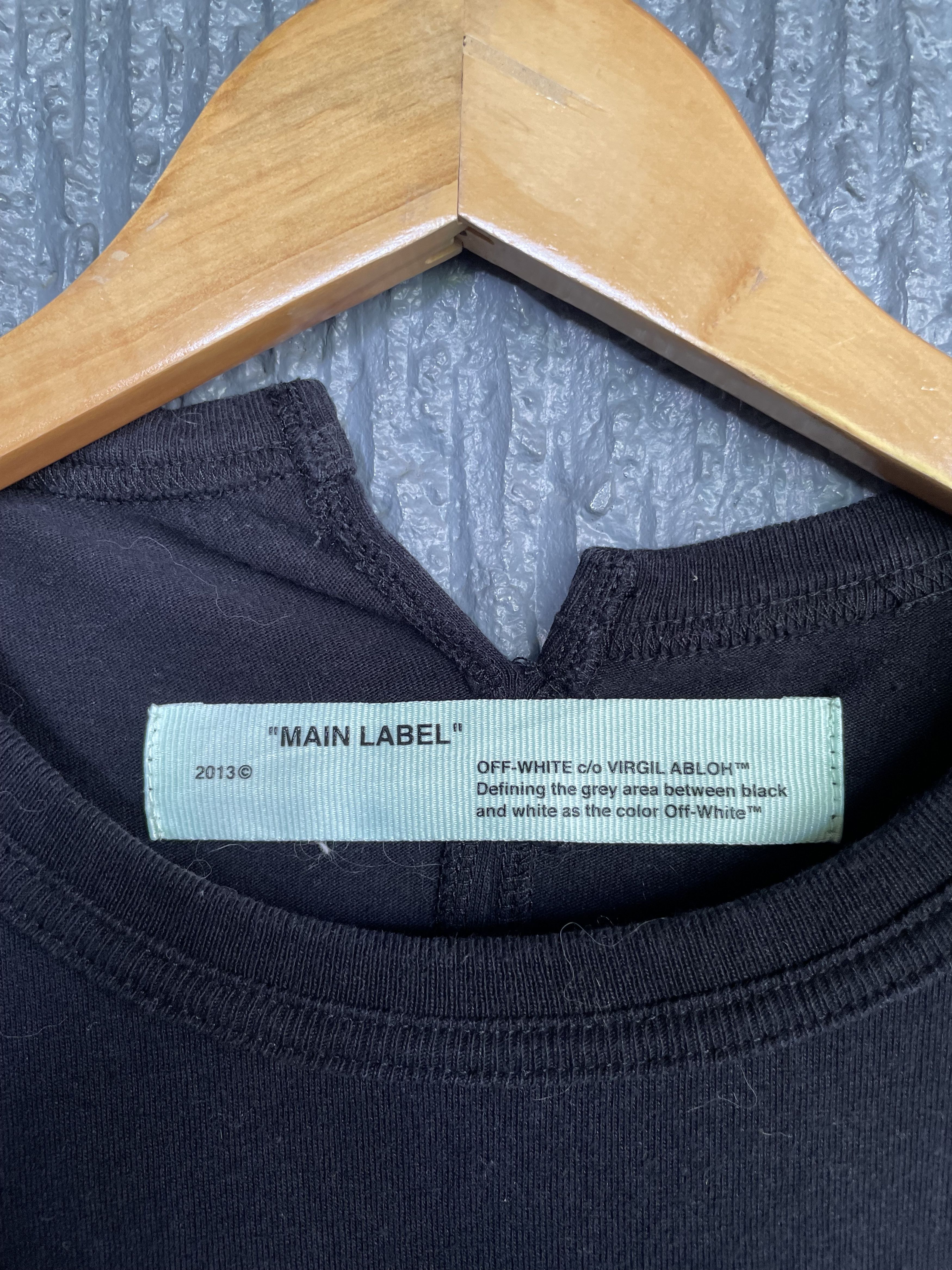 Off-White × Virgil Abloh OFF-WHITE MOTO SPLICED TEE Size US XS / EU 42 / 0 - 4 Thumbnail