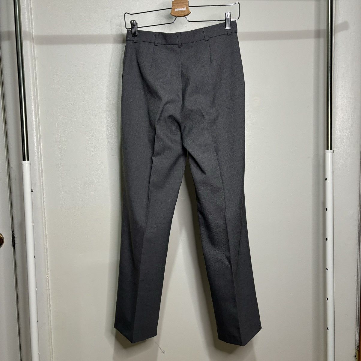 Vintage Vintage 1990s Grey Pleated Trousers Size 28" / US 6 / IT 42 - 4 Thumbnail