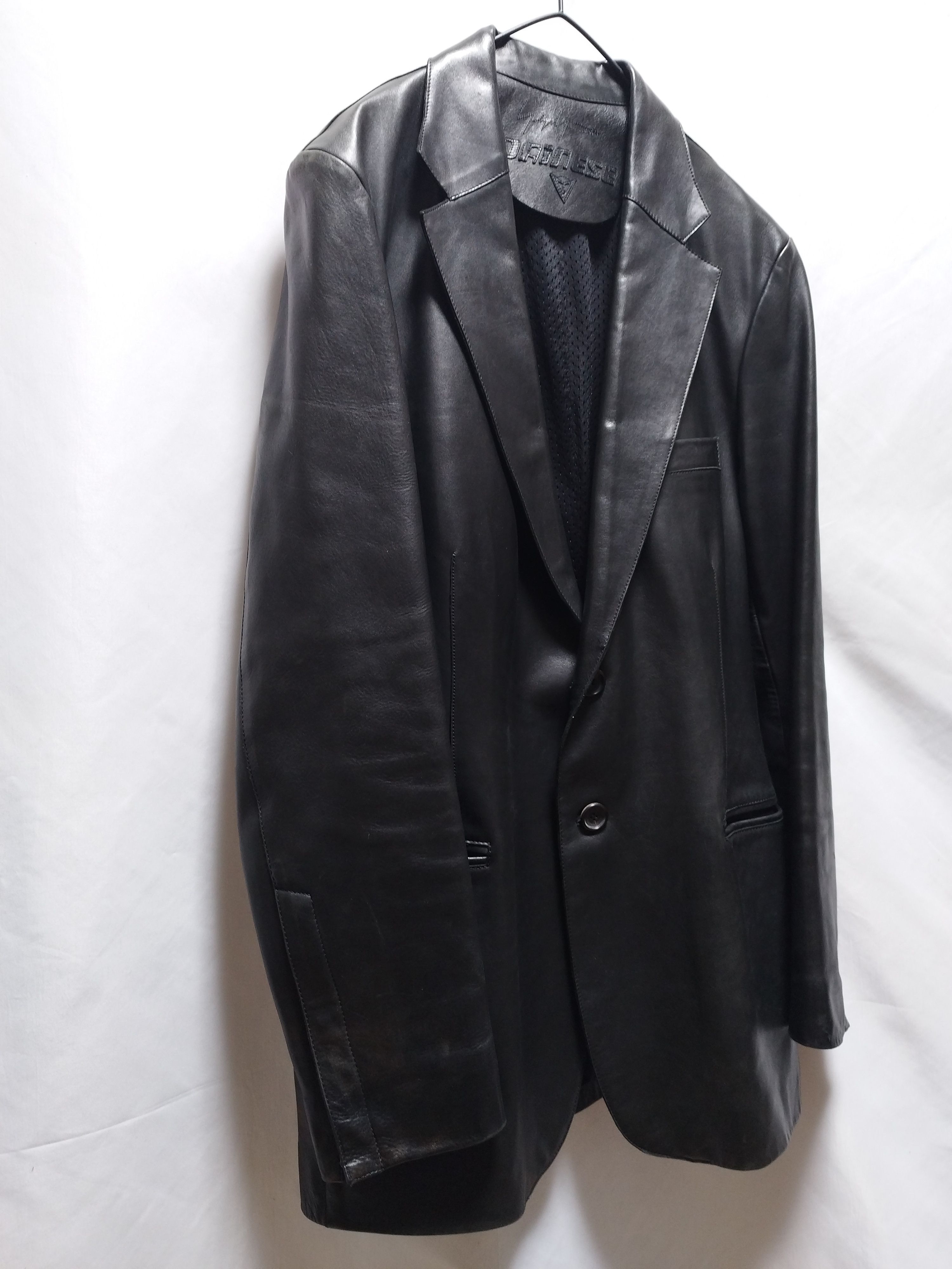 Dainese × Yohji Yamamoto 2004AW Archive horsehide leather jacket 