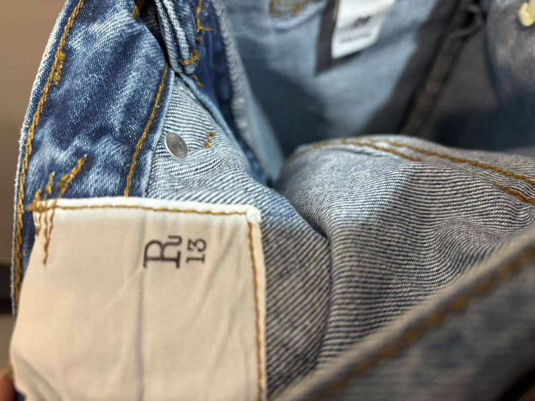 R13 R13 Genuine Fake Two-piece Denim Skirt K31 Size 26" / US 2 / IT 38 - 5 Thumbnail