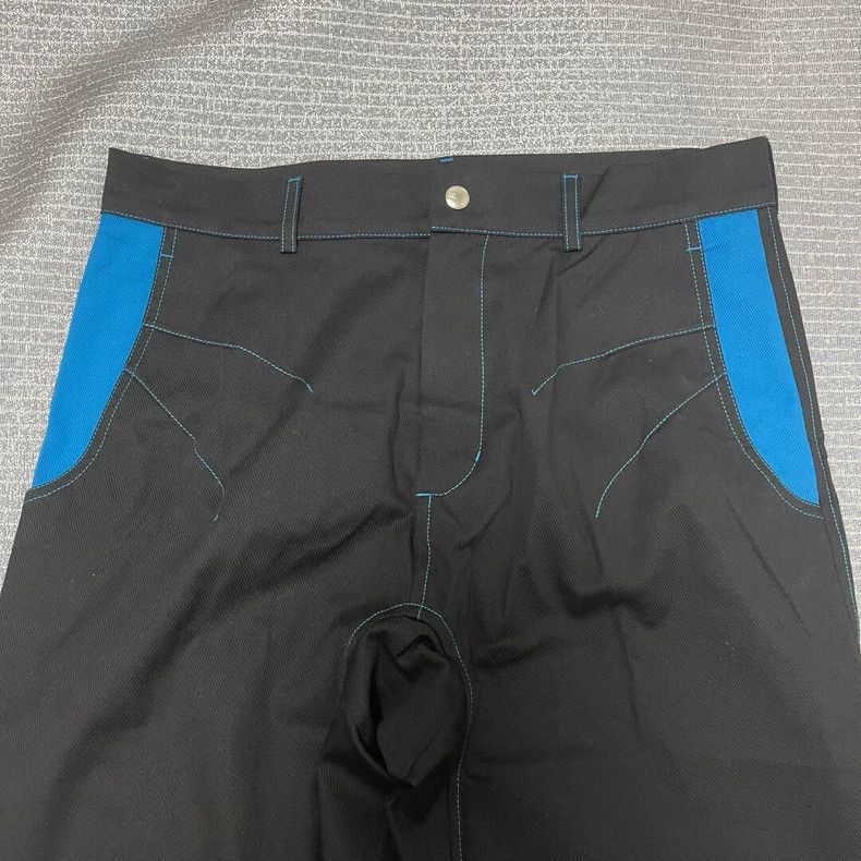 Kiko Kostadinov Kiko Kostadinov Size L21SS KK Trouser.02 Black, Blue Micro Size US 31 - 2 Thumbnail