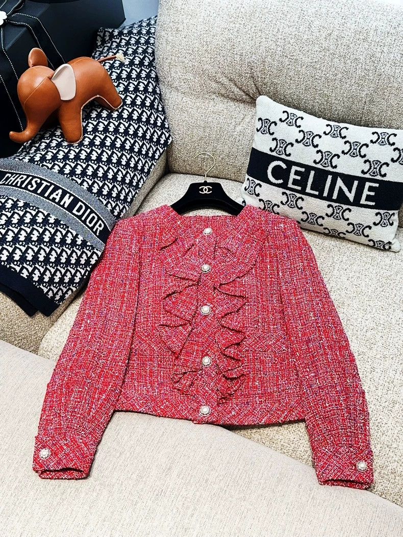 Chanel 19P Spring and Summer Preview Series Red Ruffle Mix