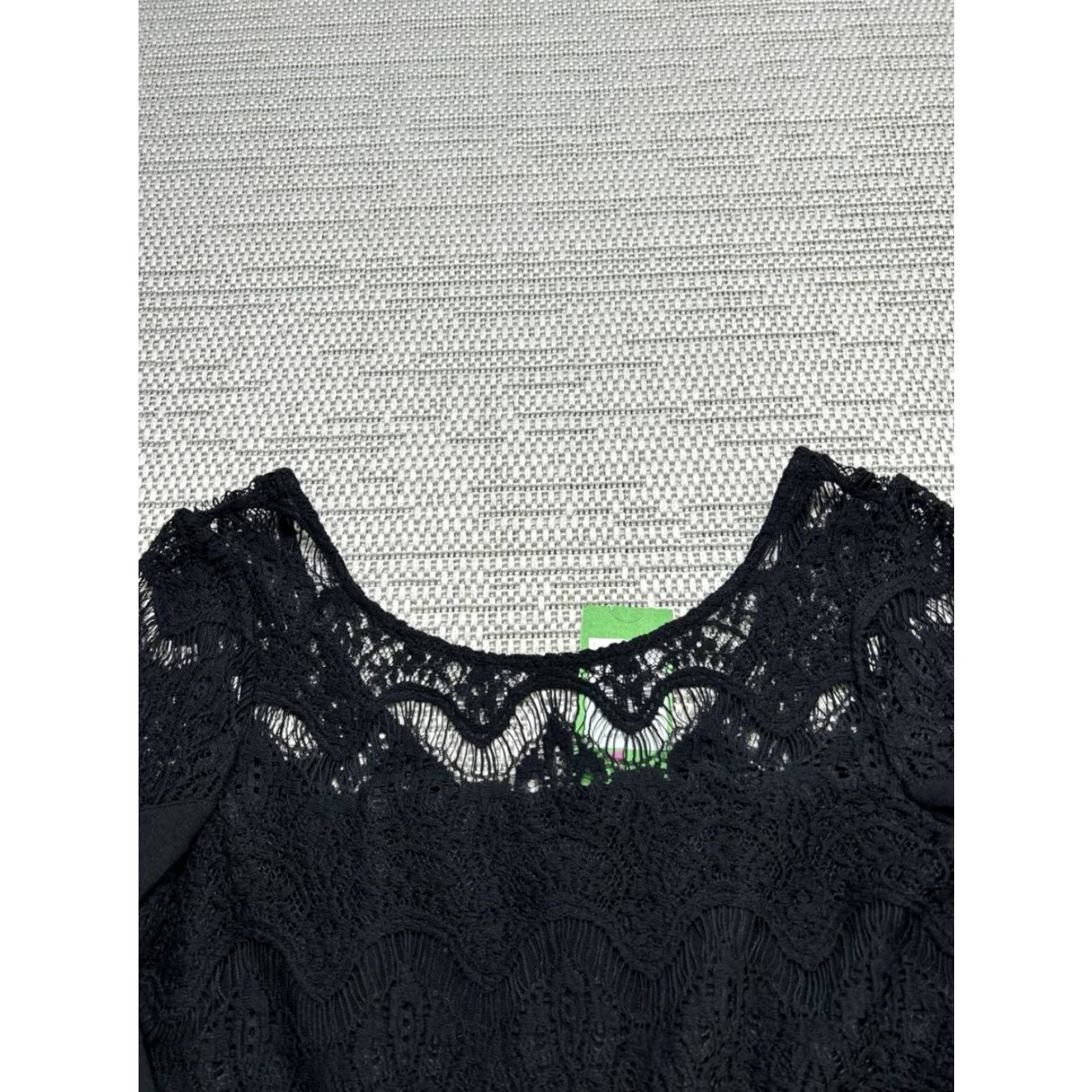 Lilly Pulitzer VINTAGE Lilly Pulitzer Remmy Fit & Flare Dress Womens Small Black Bodice Lace New Size S / US 4 / IT 40 - 3 Thumbnail