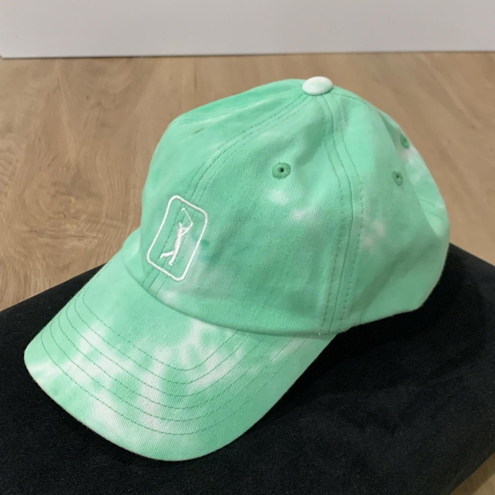 PGA Tour PGA Tour Women’s Tie Dye Golf Hat Light Green Strapback Size ONE SIZE - 2 Thumbnail