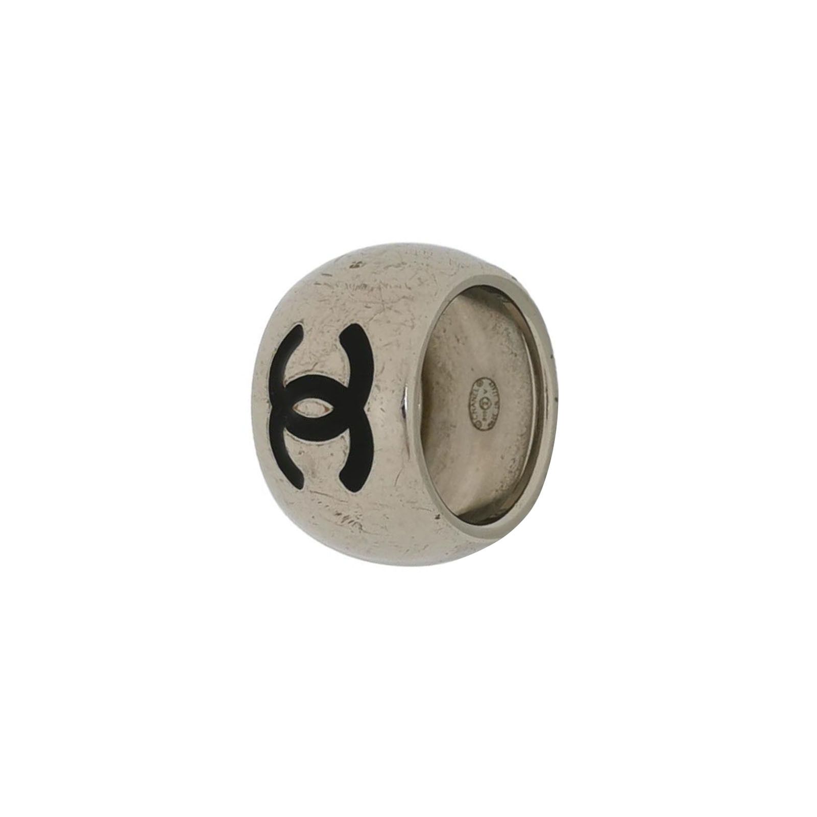 Chanel Chanel Double C Ring Size 15 -z2505 Size ONE SIZE - 1 Thumbnail