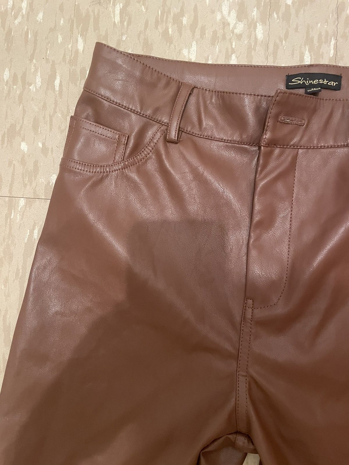 Other Shine star leather pants size medium Size 24" / US 00 / IT 34 - 6 Thumbnail