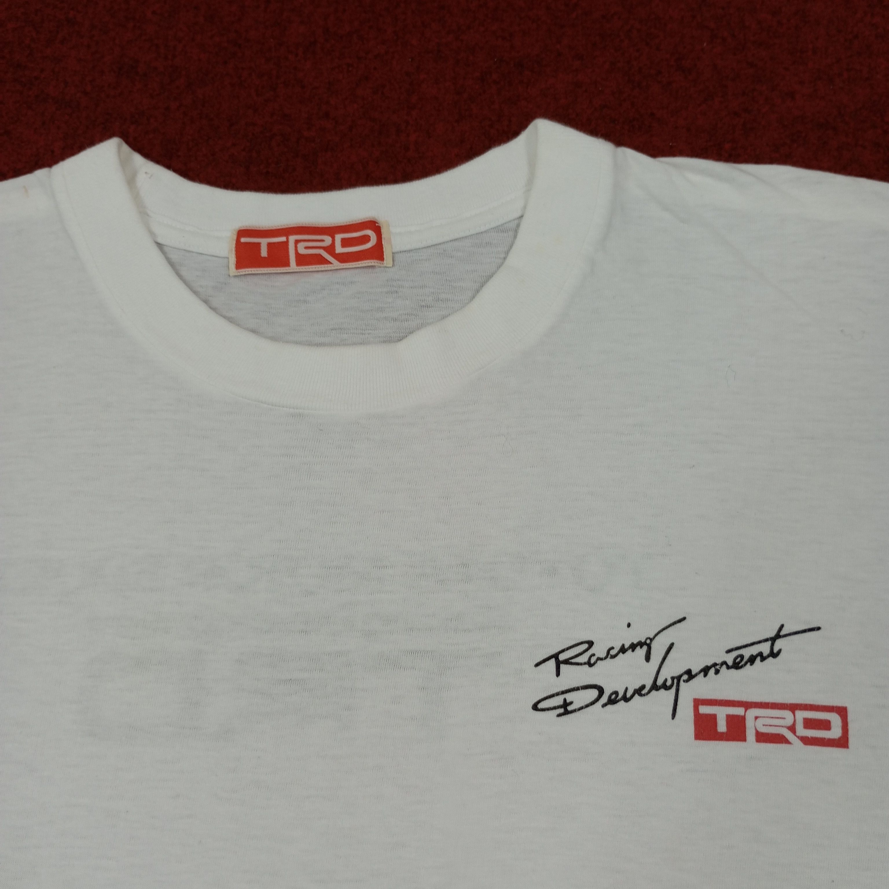 Japanese Brand × Vintage TRD Racing Development Toyota Motor Sports Tshirt Size US L / EU 52-54 / 3 - 4 Thumbnail