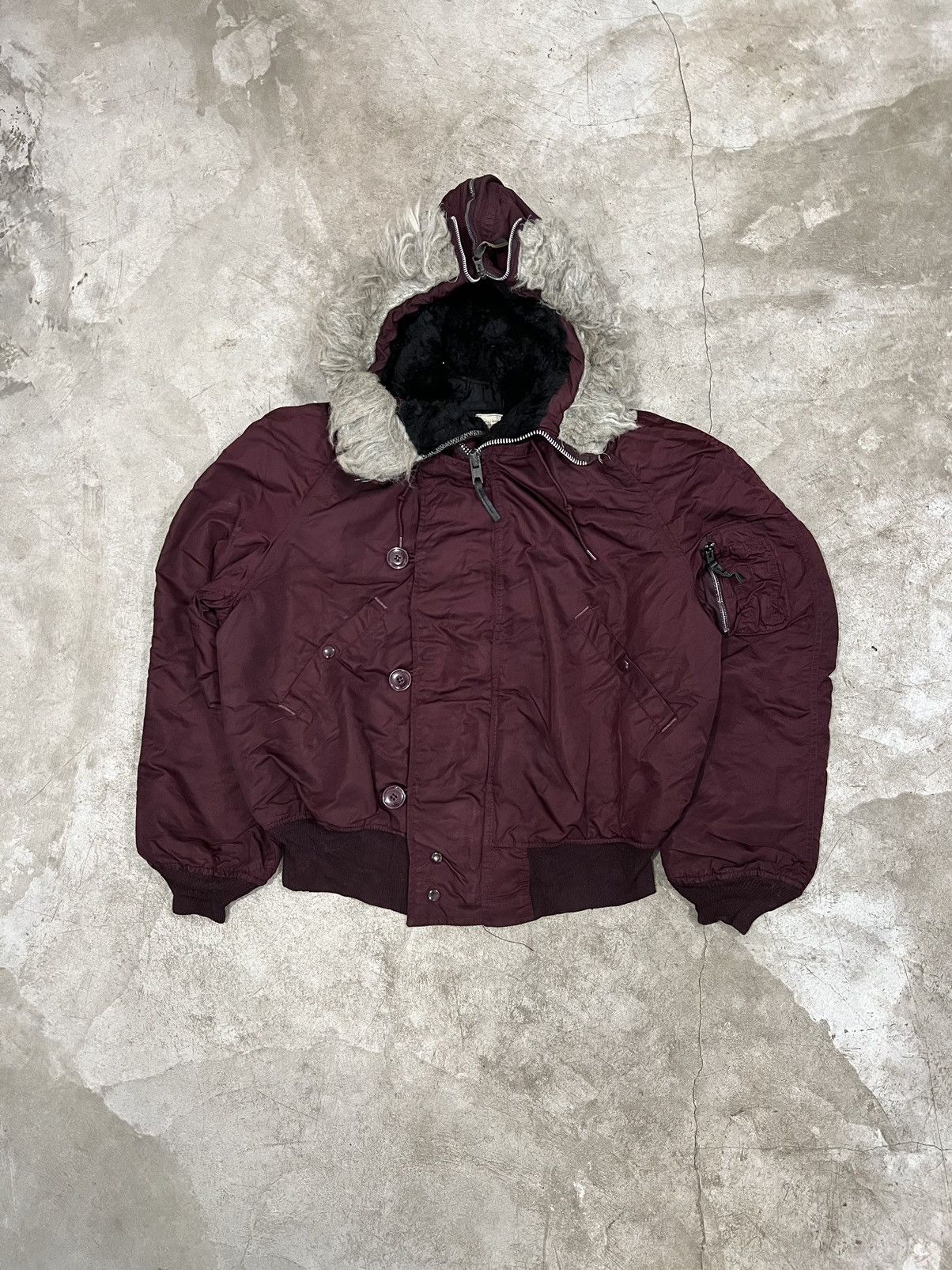 Alpha Industries × Vintage Vintage AlphaIndustries N-2B Fur