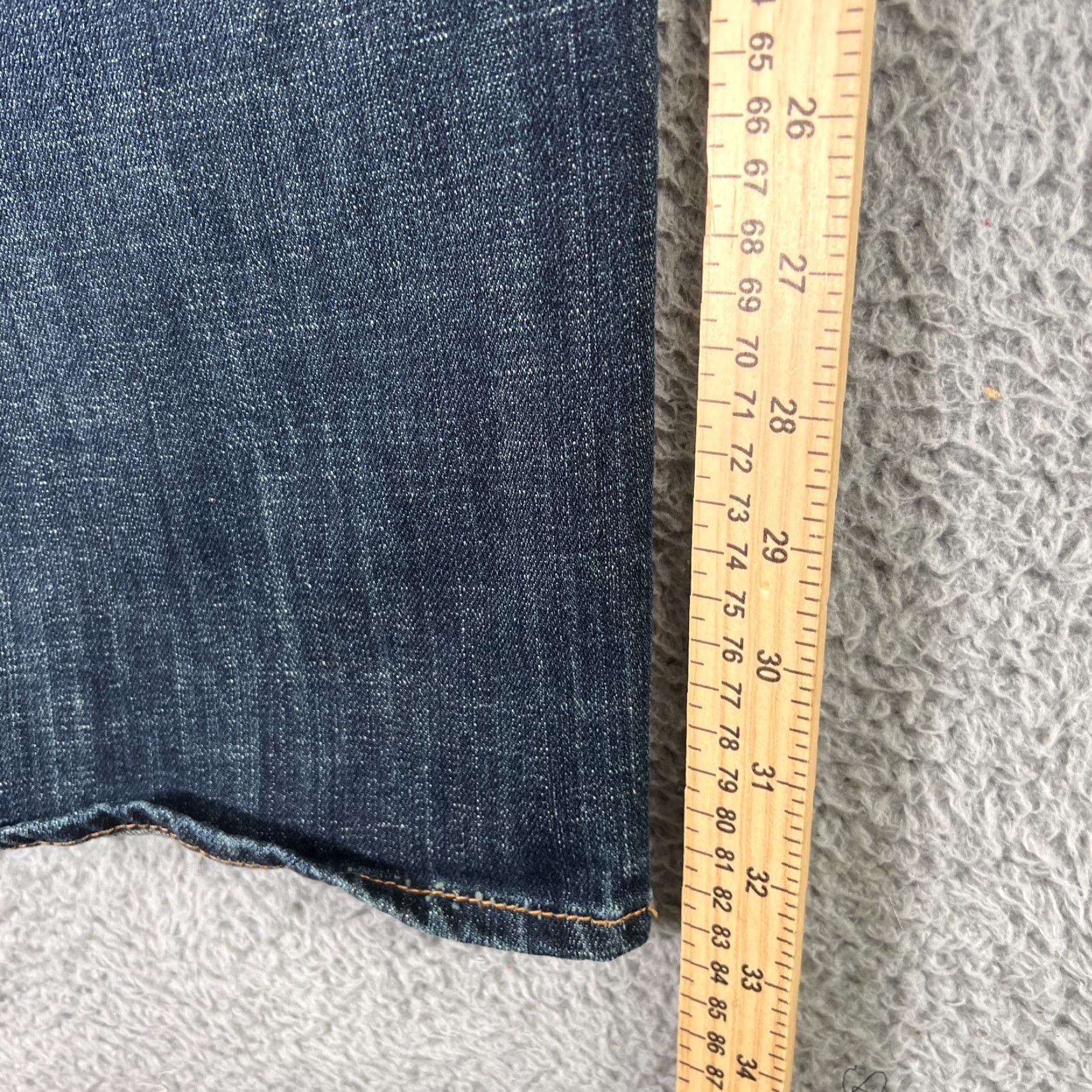 Lucky Brand Vintage Lucky Brand 361 Jeans Men’s 40x32 Blue Cotton Denim Straight Leg Stretch Jeans Size US 40 / EU 56 - 3 Thumbnail