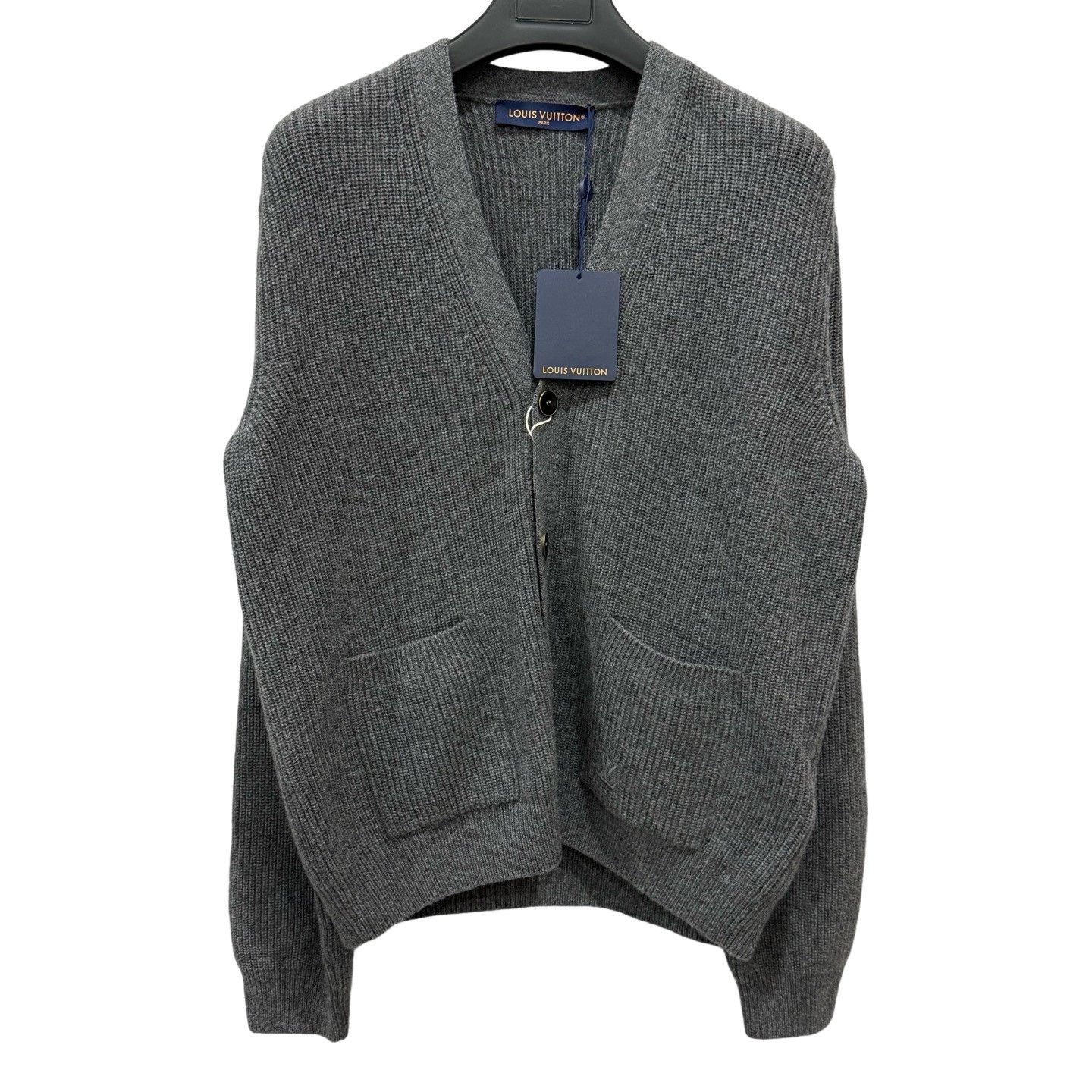 Louis Vuitton Louis Vuitton Cashmere Logo Knit Cardigan Size M Size US M / EU 48-50 / 2 - 1 Thumbnail