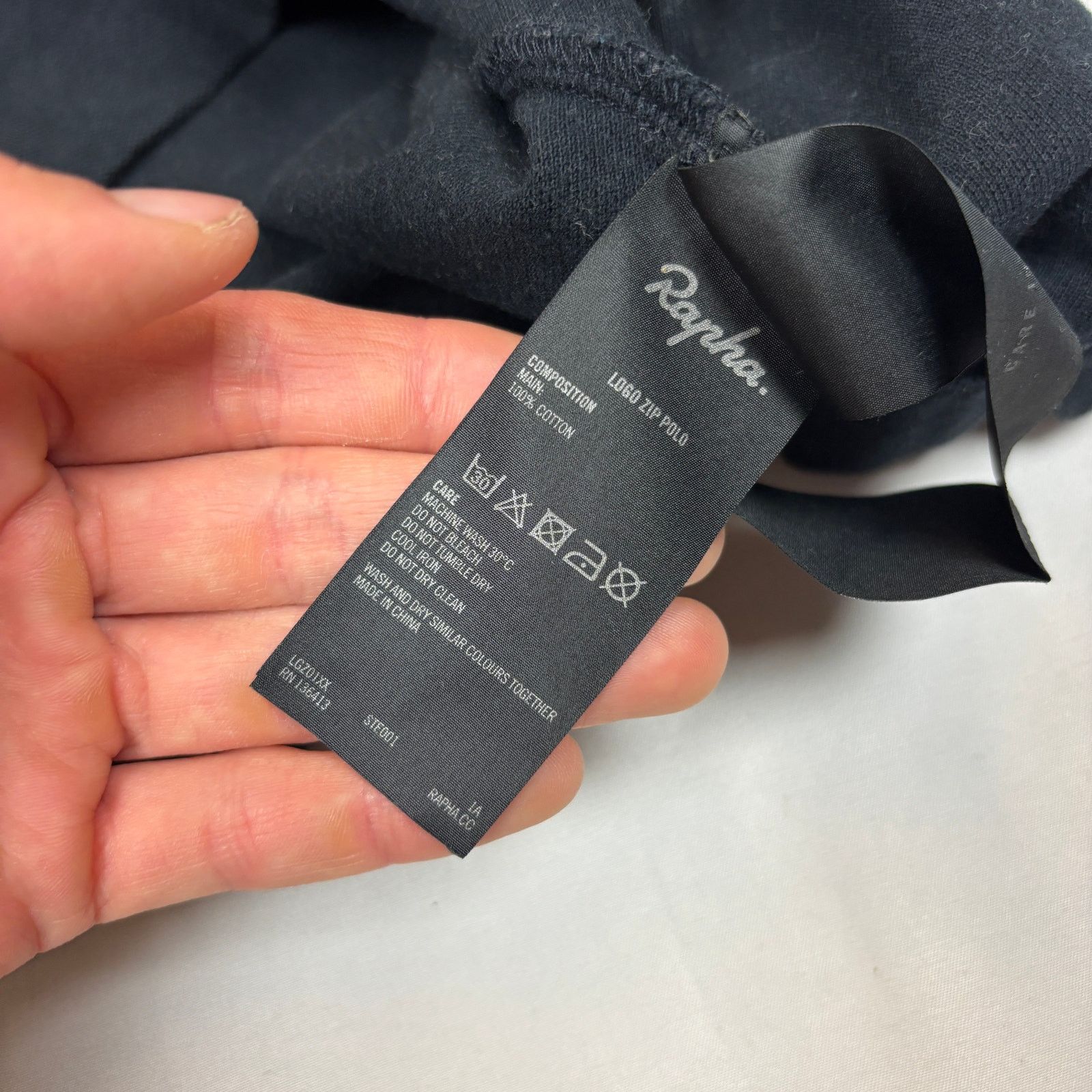 Rapha Rapha Logo Quarter Zip Polo Shirt Men's Large Black Golf Size US L / EU 52-54 / 3 - 8 Thumbnail