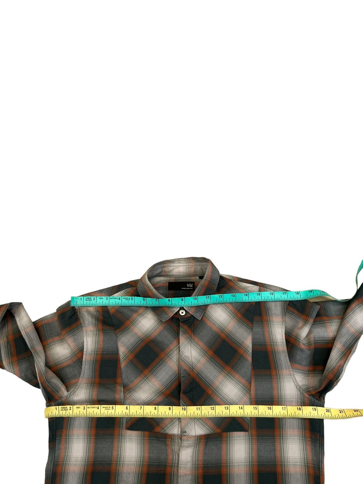 Undercover × Uniqlo Undercover X Uniqlo Shadows Plaid Flannel Shirt Size US S / EU 44-46 / 1 - 3 Thumbnail