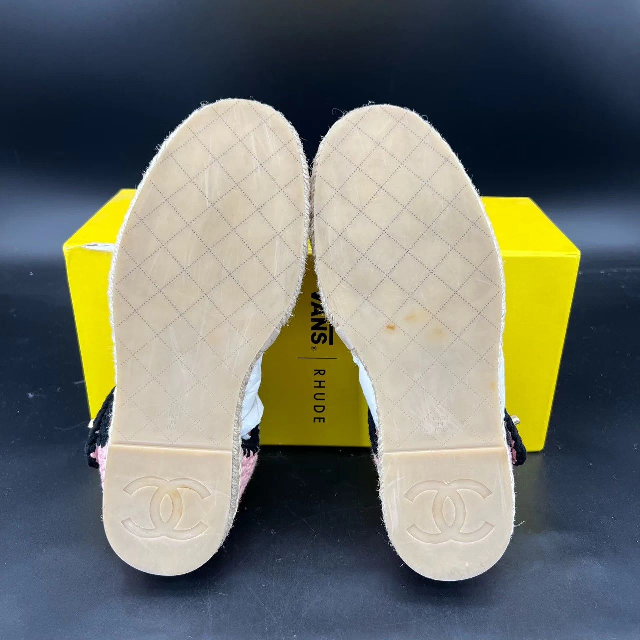 Chanel Chanel New Woven Classic Flats 36 Worn Once Like New Boxed Size US 5 / IT 35 - 6 Thumbnail