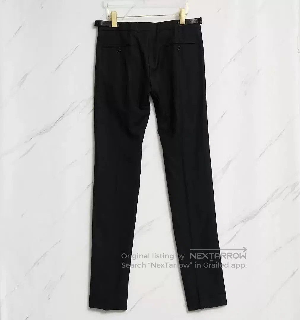 Saint Laurent Paris Saint Laurent Men's Black Wool Trousers. Size US 30 / EU 46 - 4 Thumbnail