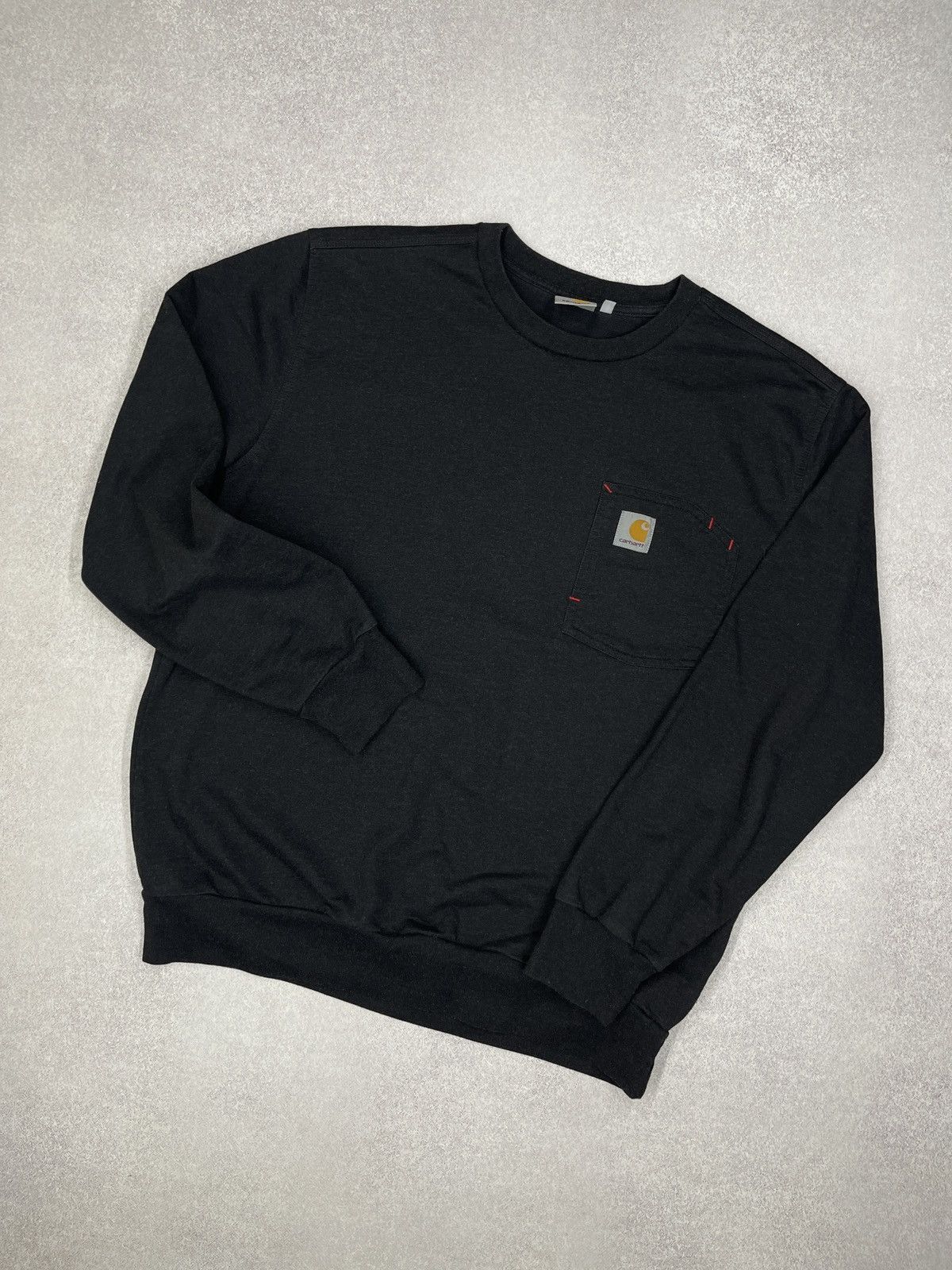 Carhartt Vintage Carhartt State Sweatshirt Black Y2K Size US M / EU 48-50 / 2 - 1 Thumbnail