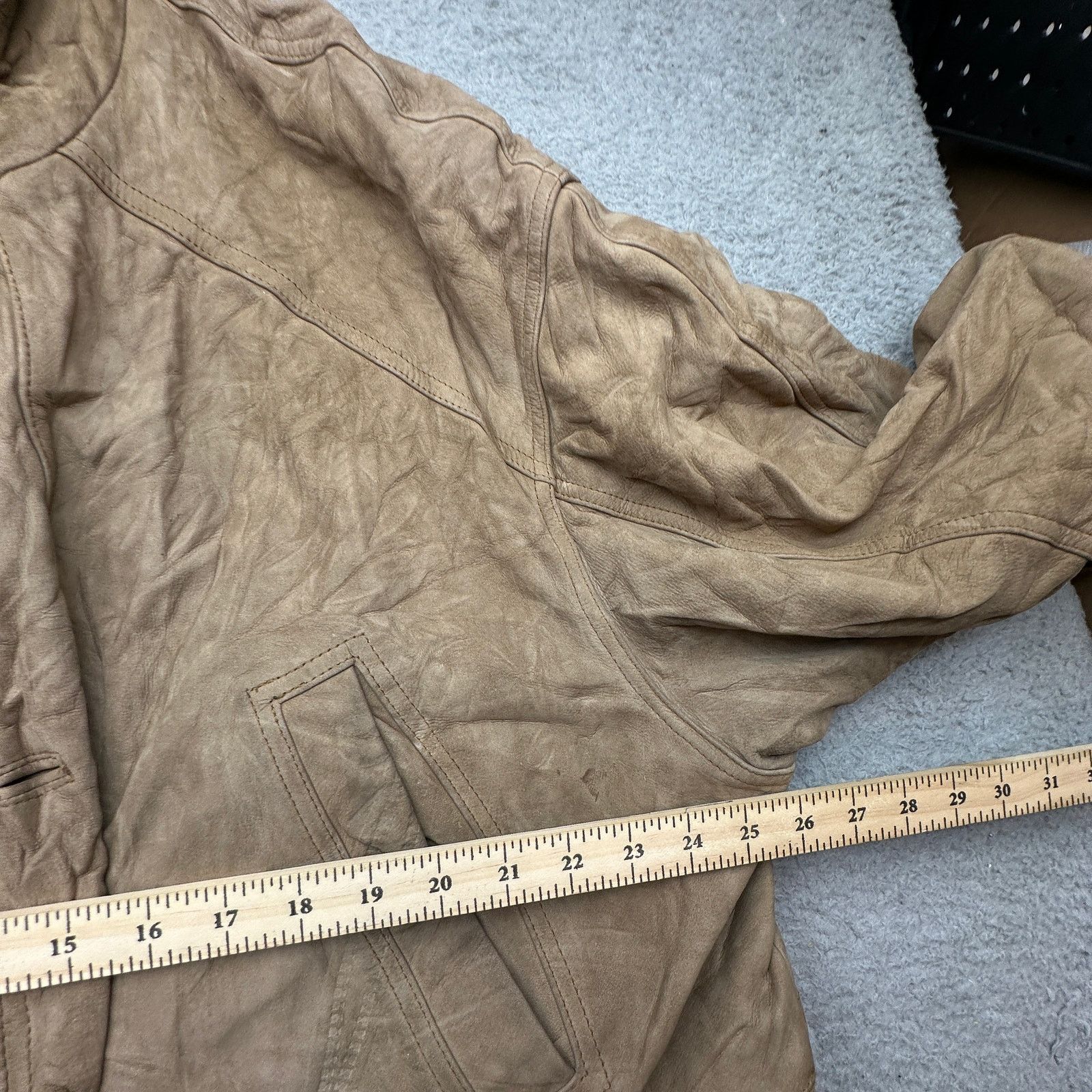 Reed Vintage Reed Leather Barn Chore Coat Jacket XL Khaki Butter Size US XL / EU 56 / 4 - 5 Thumbnail