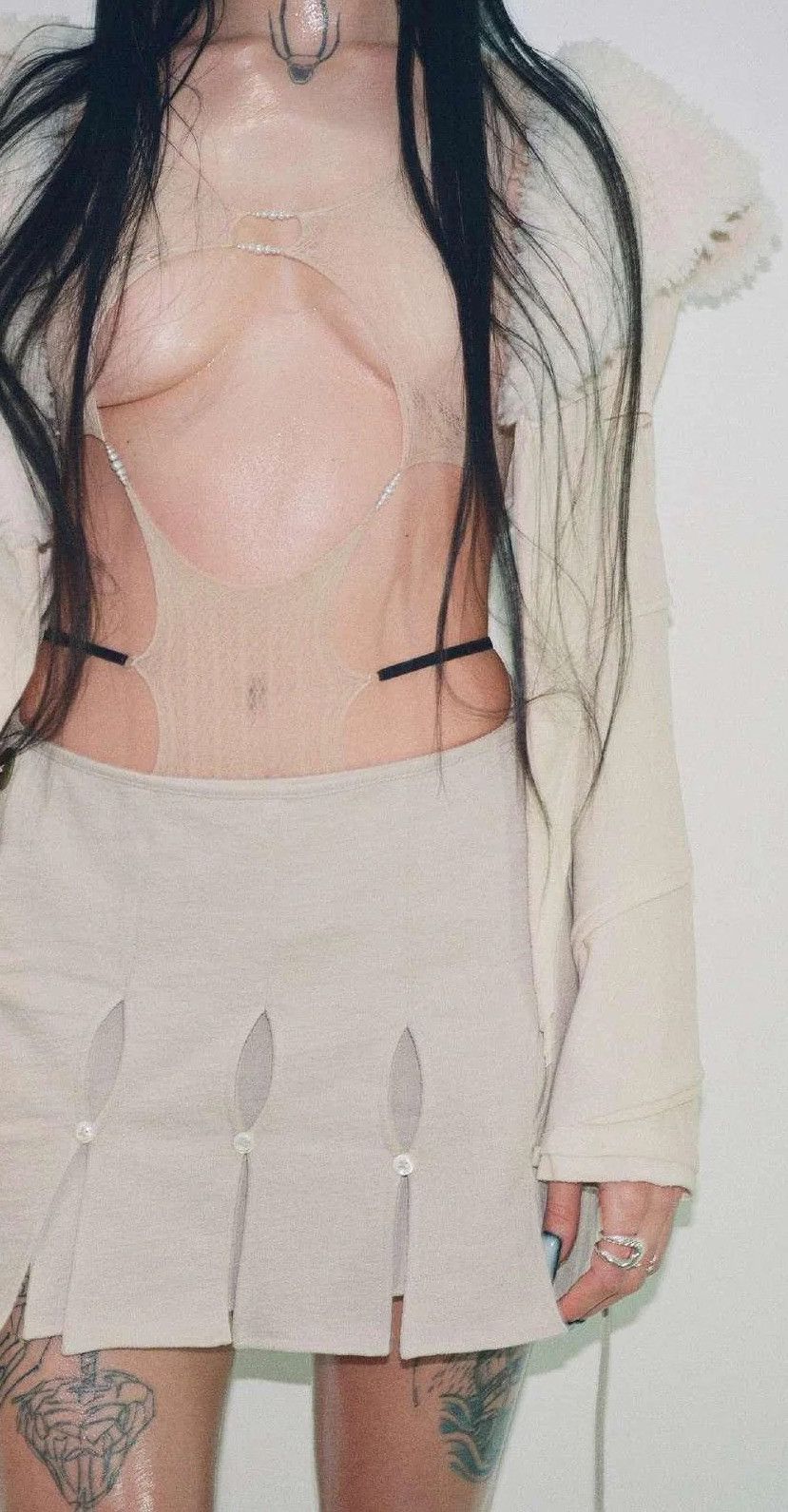 RUIbuilt $525 RUI Size 1 Sheer String Bodysuit Size S / US 4 / IT 40 - 3 Thumbnail
