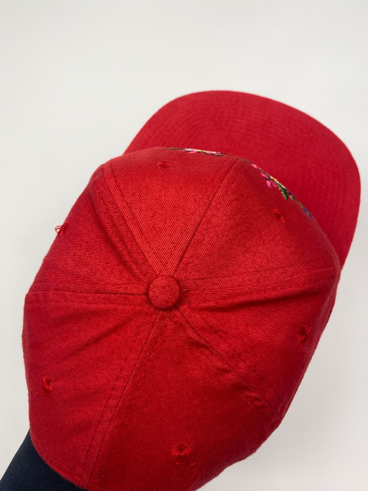 Vintage 1990’s Vintage Alpine Flowers Embroidery Snap Back Cap Size ONE SIZE - 5 Thumbnail