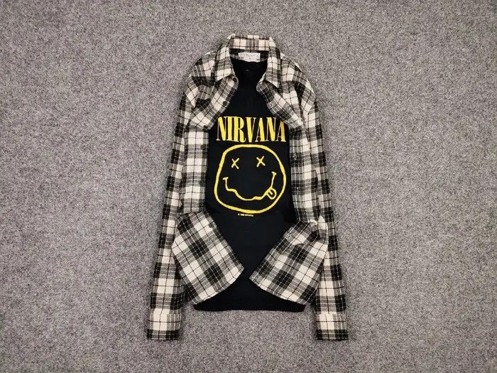 Flannel Vintage Flannel Shirt Travis Scott Style Size US S / EU 44-46 / 1 - 1 Thumbnail