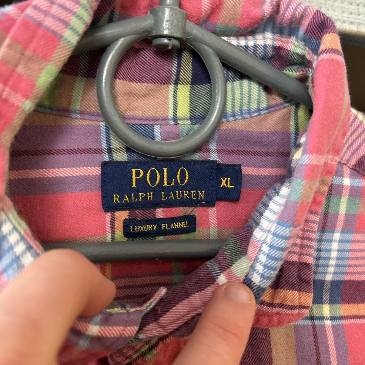 Polo Ralph Lauren Luxury Polo Ralph Lauren Basic Flannel Button Shirt Size US XL / EU 56 / 4 - 5 Thumbnail