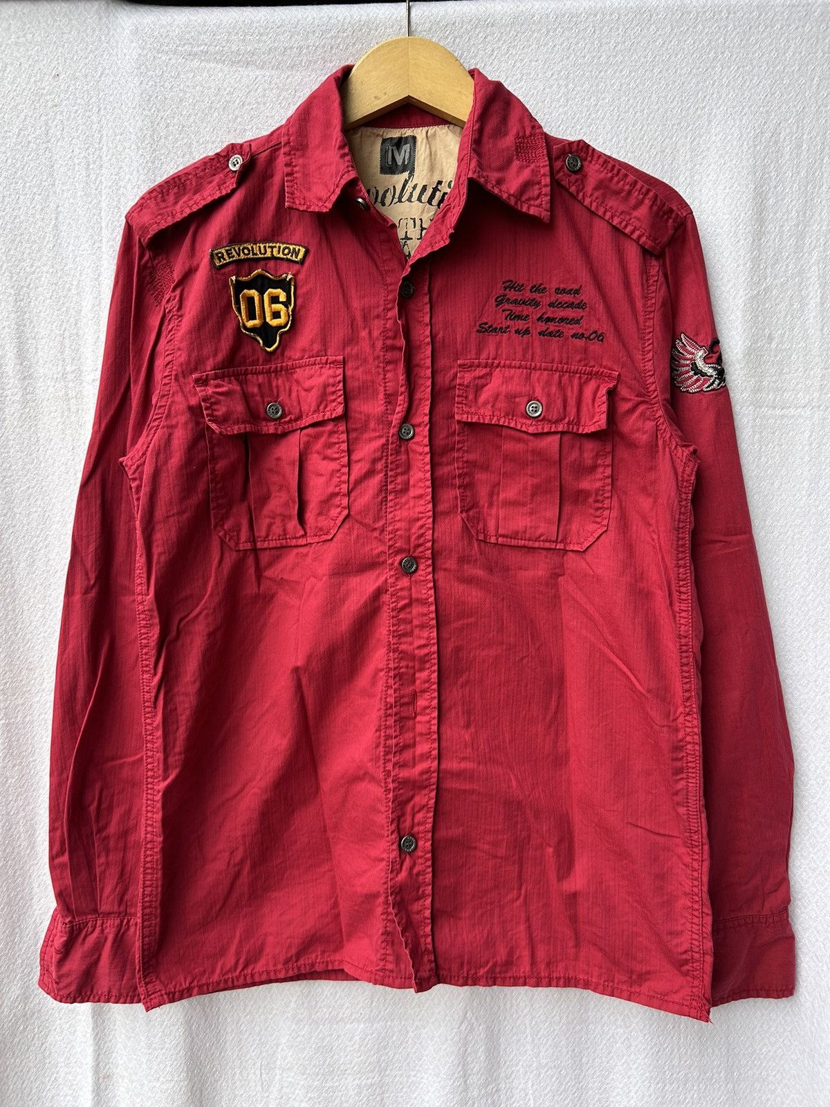 If Six Was Nine 💸BINDINGOFFER💸DOHC Revolution style double pocket longsleeve Size US M / EU 48-50 / 2 - 1 Thumbnail