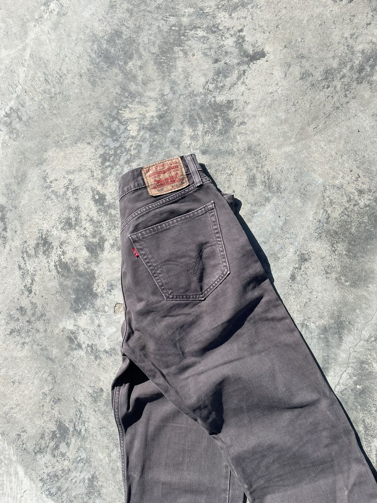 Levi's 🔥 VINTAGE 90s LEVIS 505 GREY FADED Y2K Fit Jeans Pants 🔥 Size US 33 - 5 Thumbnail