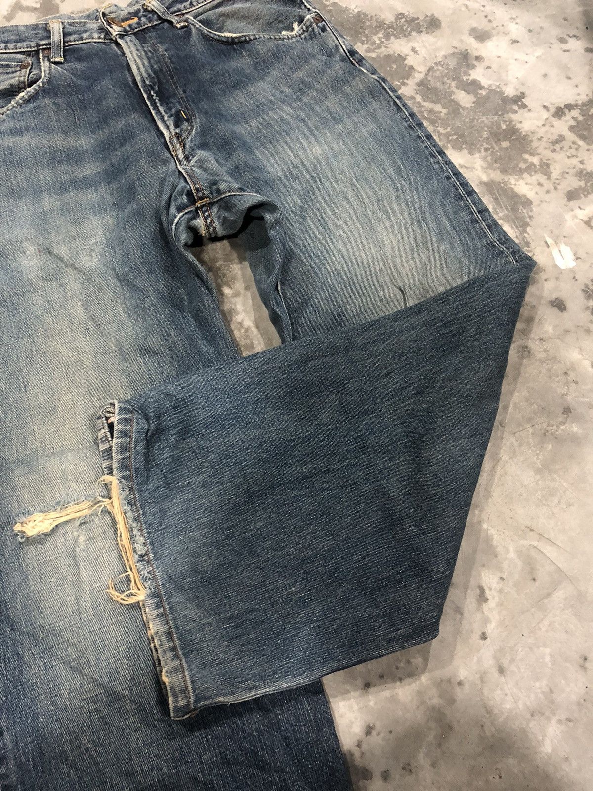 Edwin × Vintage Vintage Edwin 505 🇯🇵Made Jeans Size US 34 / EU 50 - 6 Thumbnail