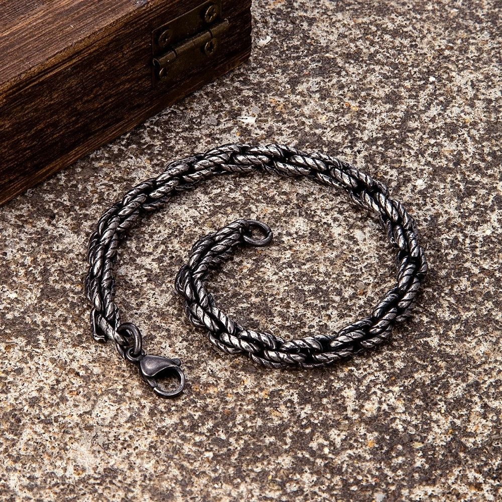 Other Punk Rock Cuban Link Chain Bracelet Bangles Gift For Him Size ONE SIZE - 5 Thumbnail