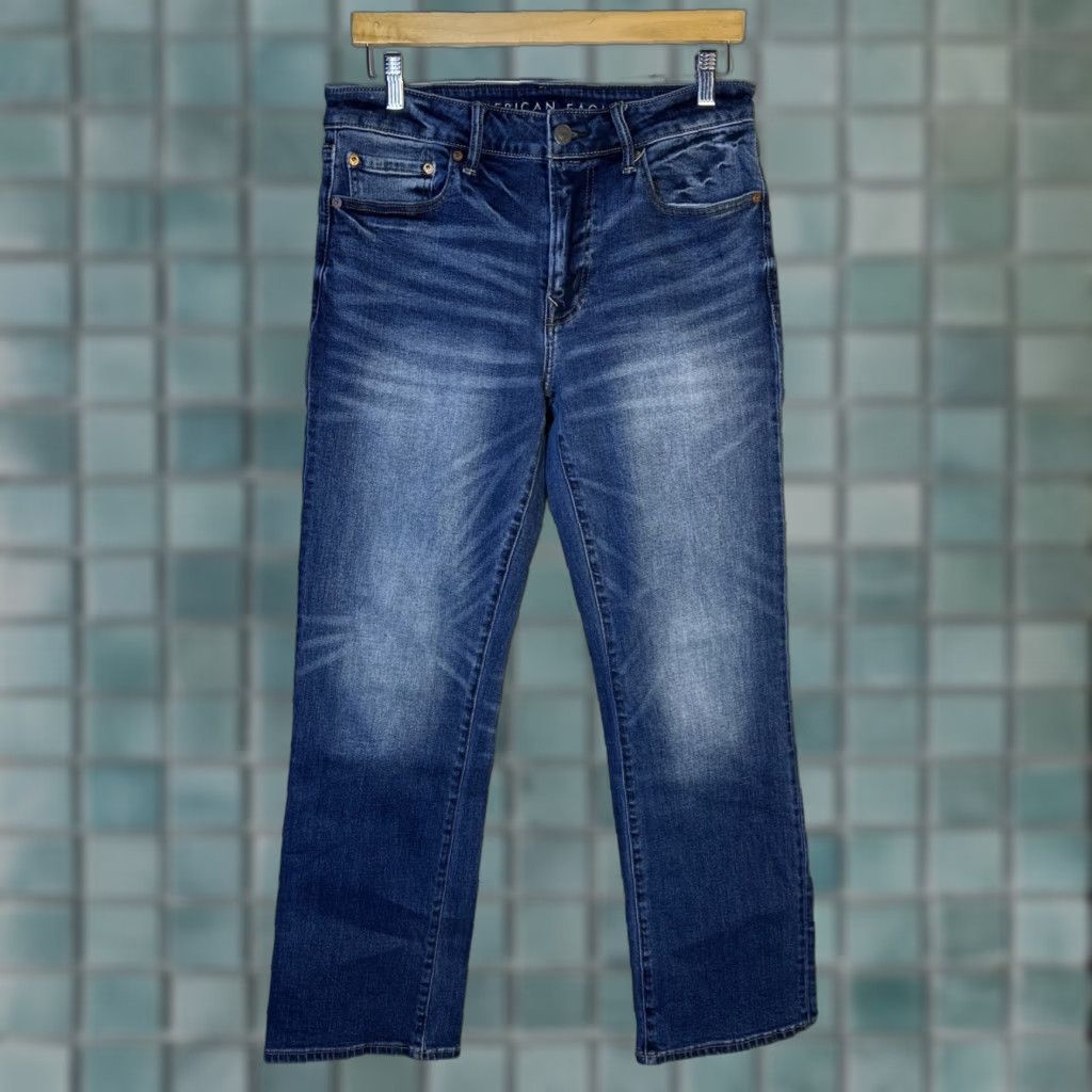 American Eagle Outfitters American Eagle Jeans Mens 32x30 Blue Original Boot Cut Cowboy Western Casual Shirt? Size US 32 / EU 48 - 1 Thumbnail