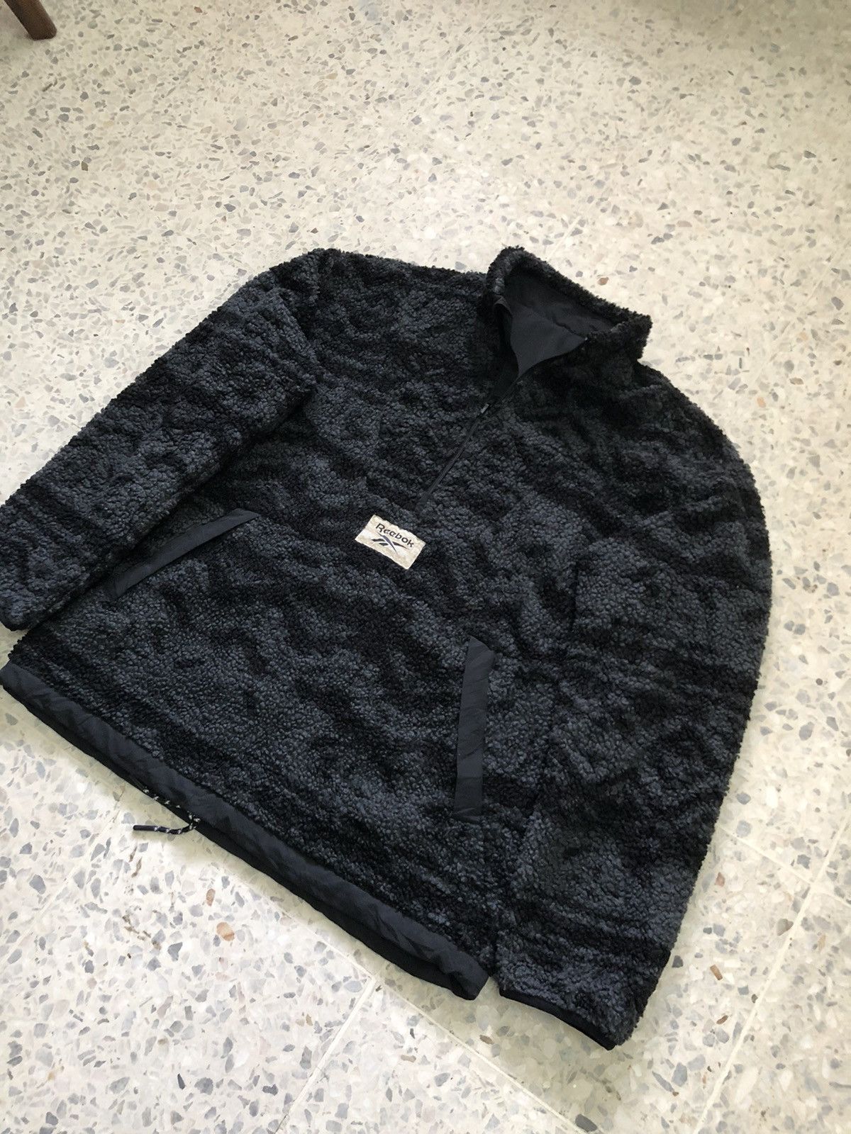 Reebok Vintage Y2K Reebok Reversible Fleece Sherpa Half Zip Jacket Size US XL / EU 56 / 4 - 12 Thumbnail