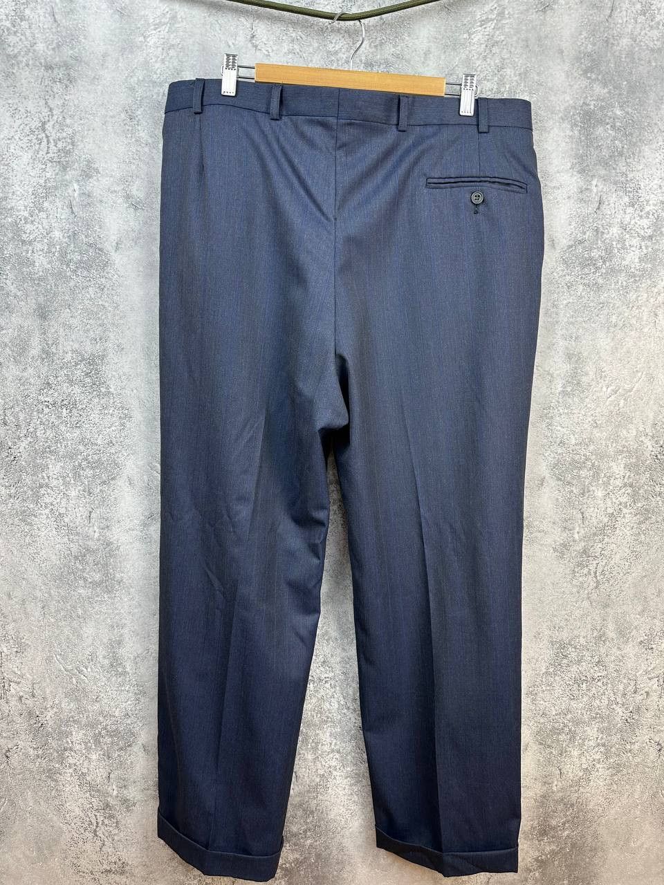 Christian Dior Monsieur Christian Dior Monsieur Double Breasted Striped Wool Suit Size 44S - 4 Thumbnail