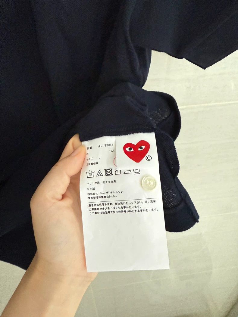 Comme des Garcons Comme Des Garcons Red Love Shirt Polo Shirt Size L / US 10 / IT 46 - 4 Thumbnail