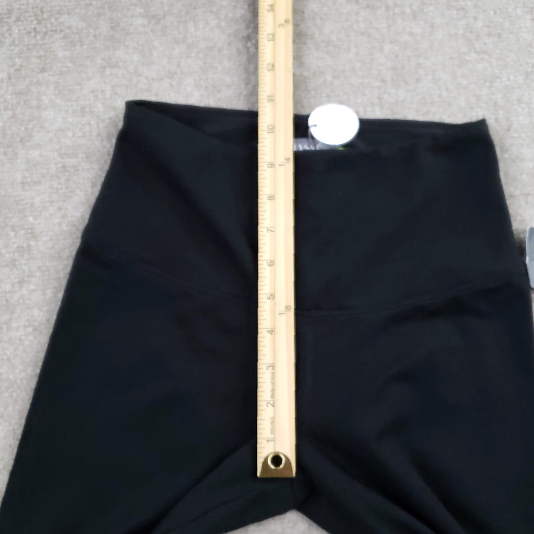 Vintage Lysse Leggings Womens XS Black High Rise 360 Smoothing Waistband Size 26" / US 2 / IT 38 - 6 Thumbnail