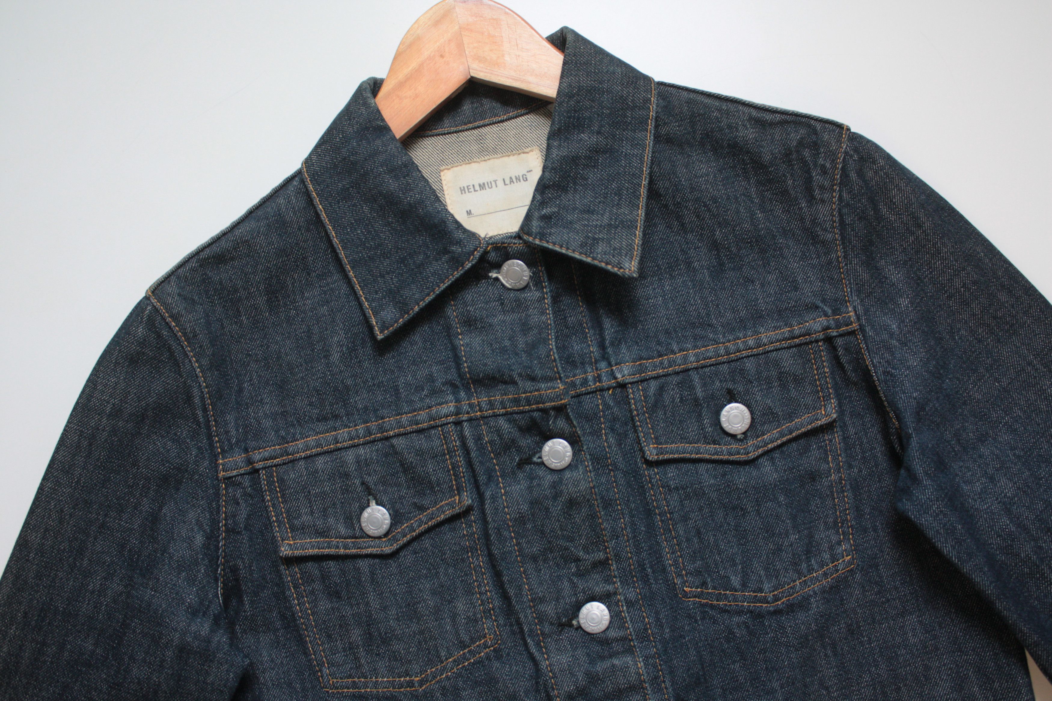 Helmut Lang Helmut lang Raw denim classic jacket | Grailed