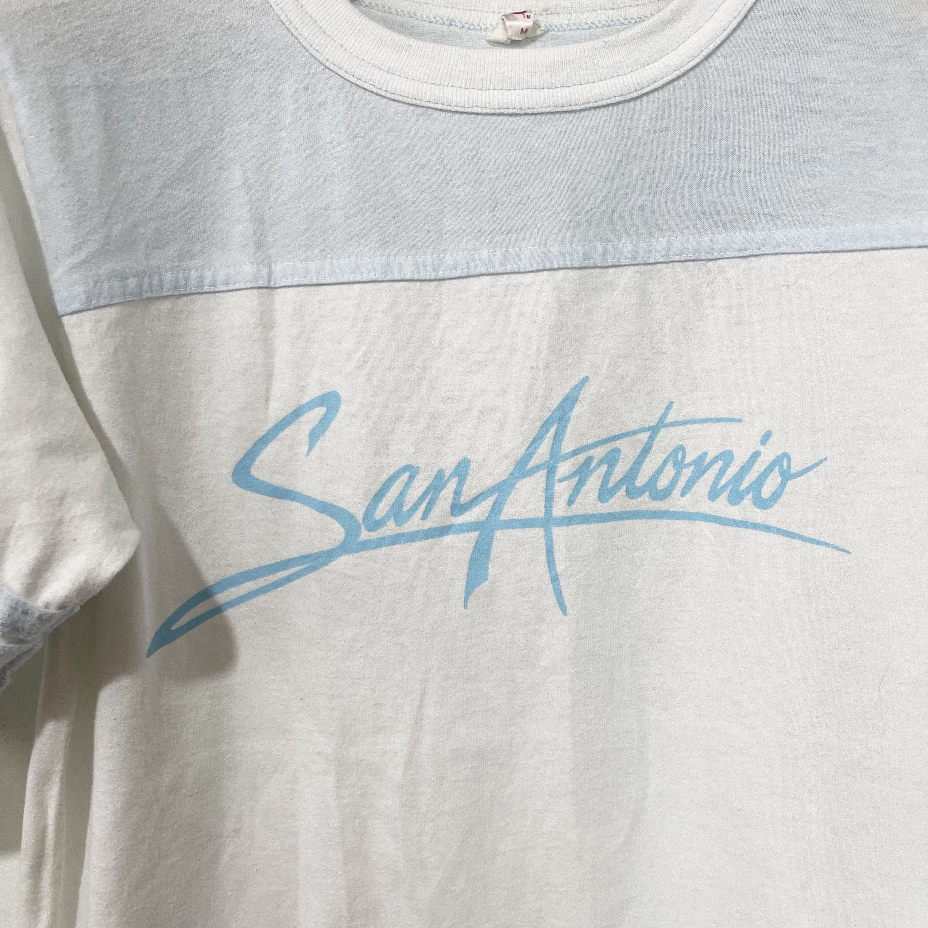 Vintage Vintage 1980s San Antonio Ringer T-Shirt Size US XS / EU 42 / 0 - 2 Thumbnail