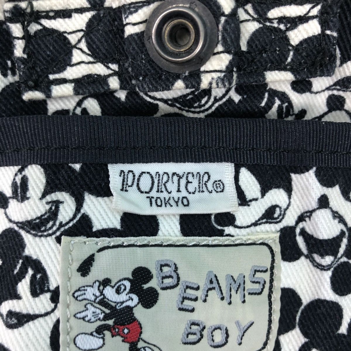 Porter PORTER X BEAMS BOY X DISNEY MICKEY MOUSE CANVAS CARRY BAG Size ONE SIZE - 9 Thumbnail