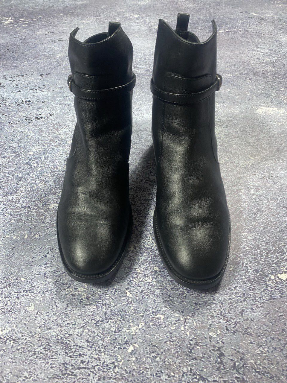 Balenciaga Balenciaga black leather straps boots shoes classic luxury Size US 8.5 / IT 38.5 - 3 Thumbnail