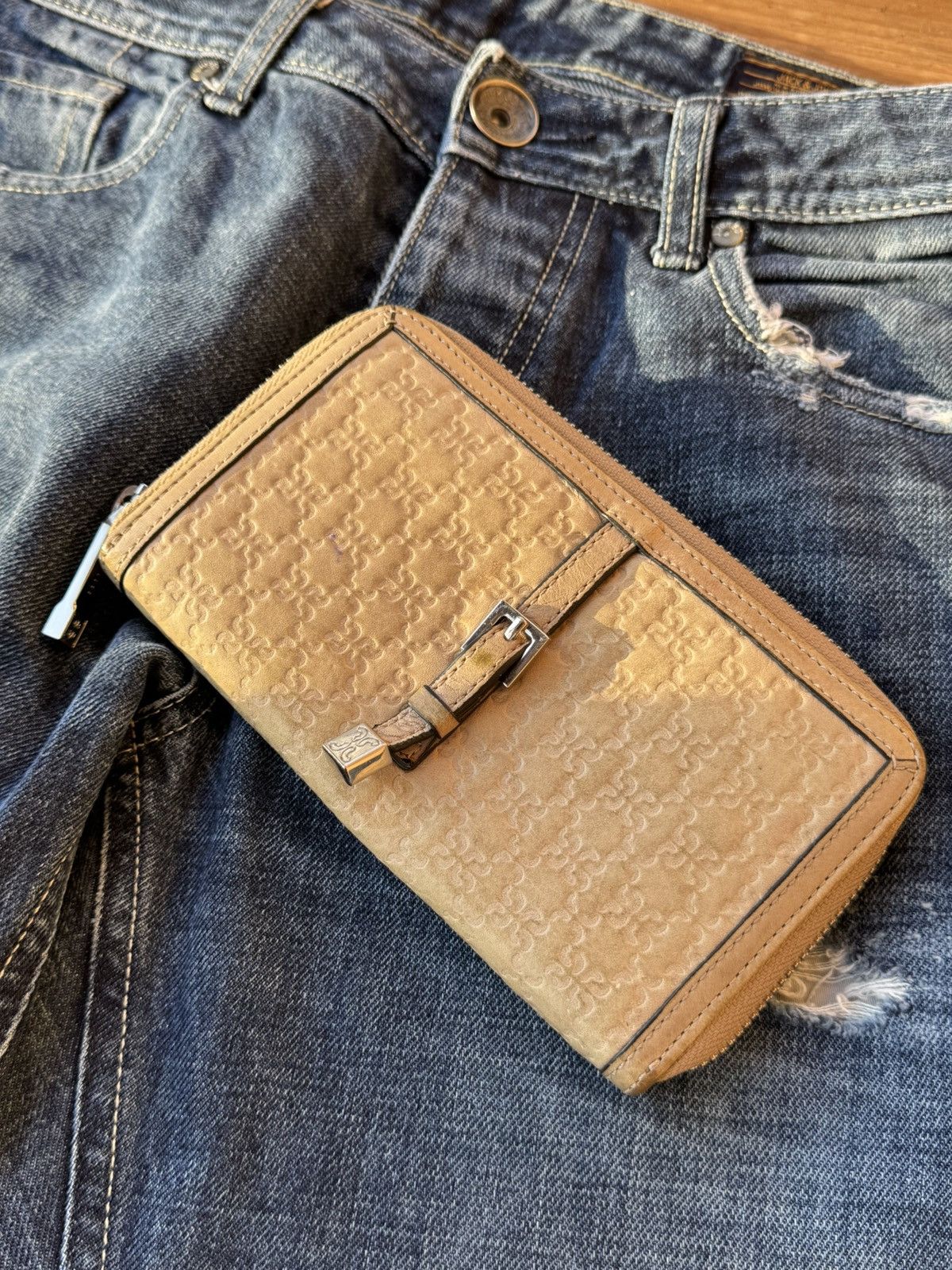 Leather × Vintage Coccinelle wallet 100% leather long Size ONE SIZE - 1 Thumbnail