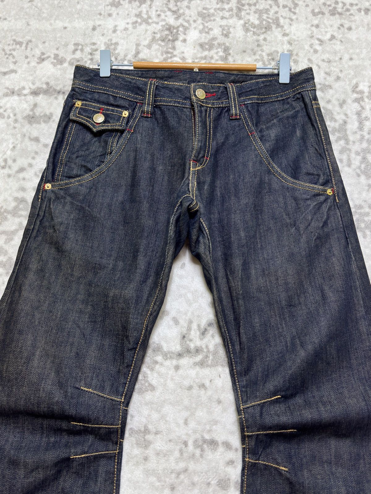PPFM Vintage PPFM Curved Leg Banana Cut Zipper Punk Jeans Size US 30 / EU 46 - 3 Thumbnail