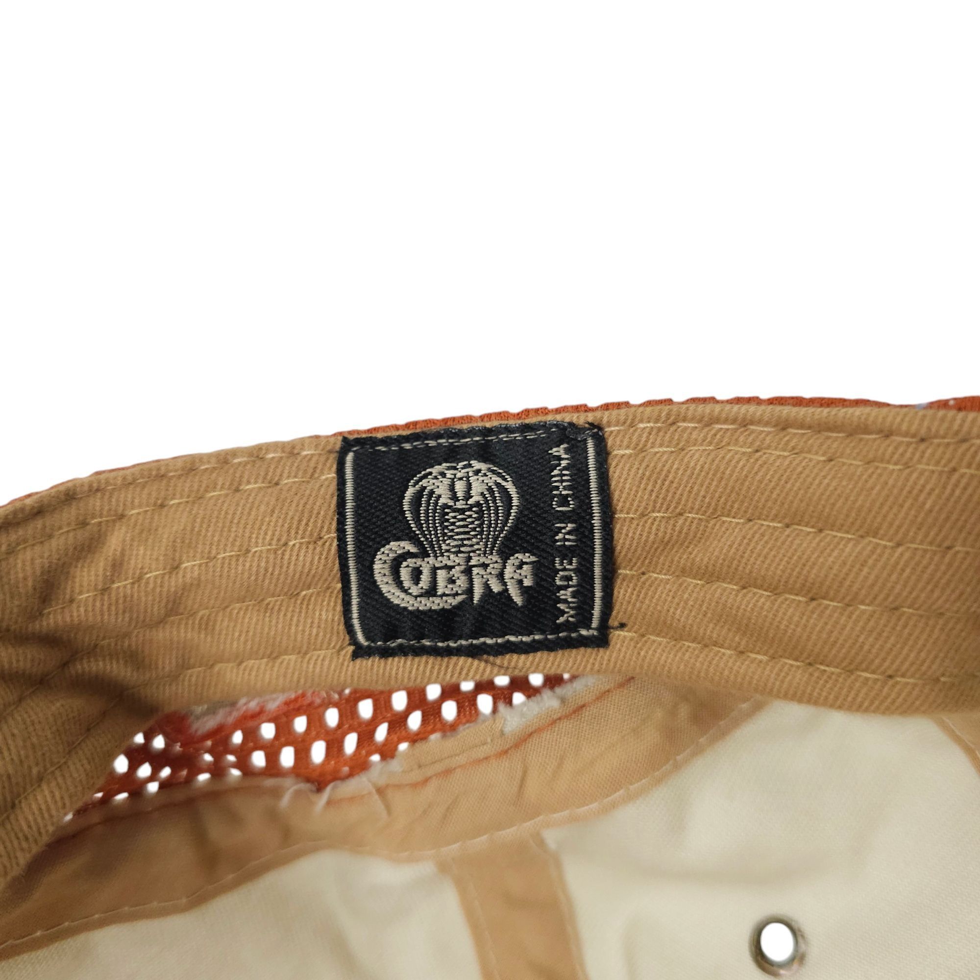 Cobra Faulkner Mesh Tuck Strap Cap Embroidered Logo Curved Visor Size ONE SIZE - 8 Thumbnail