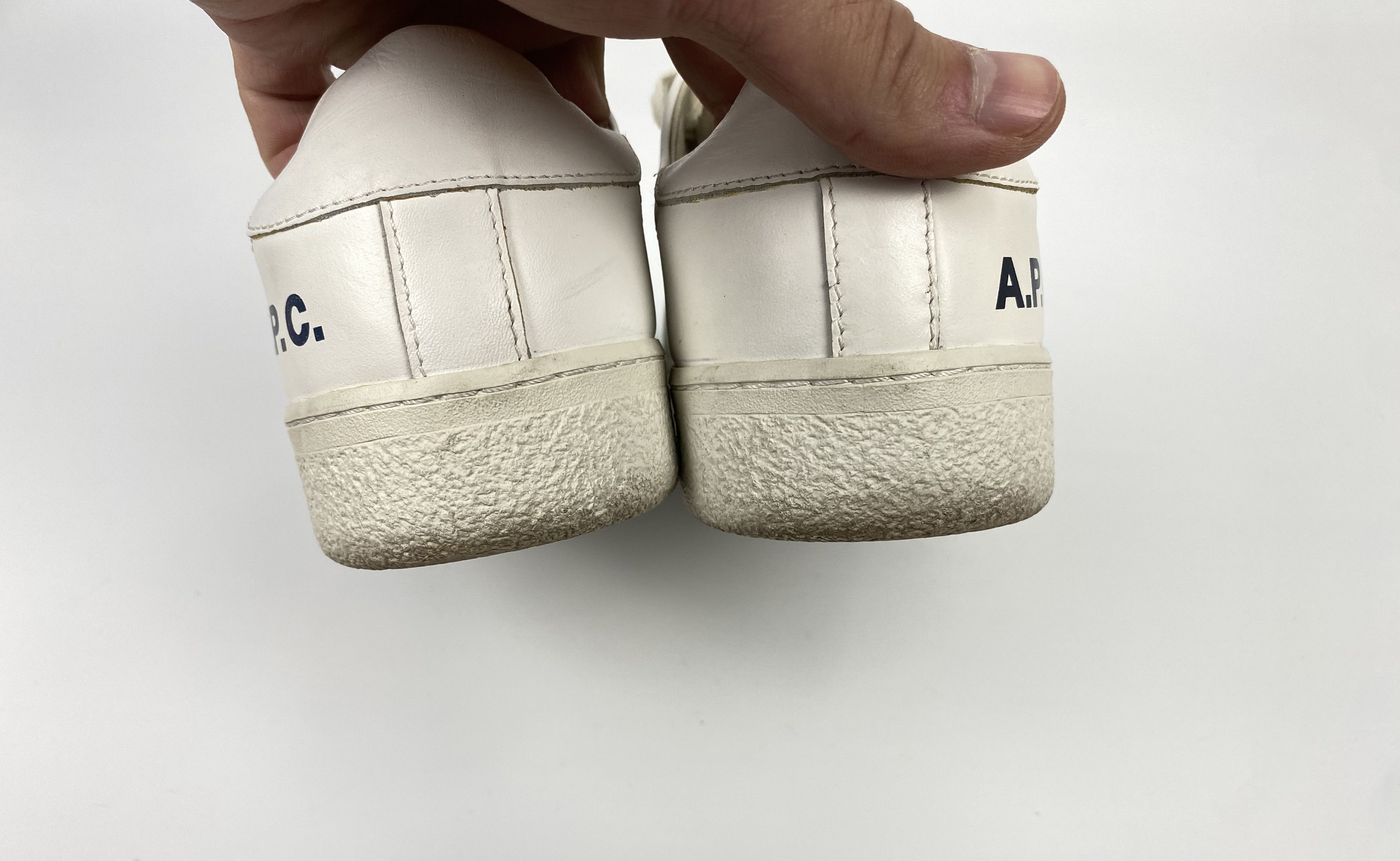 A.P.C. A.P.C. Leather White Sneaker Size US 7 / EU 40 - 8 Thumbnail