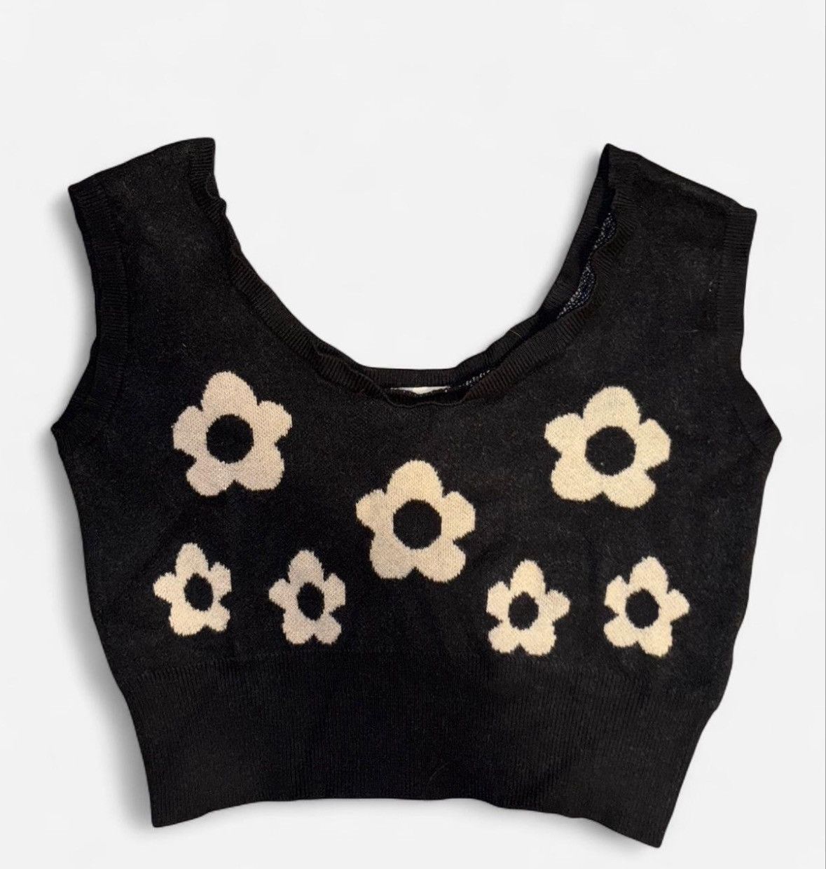 Other Knit Floral Tank Top Size S / US 4 / IT 40 - 1 Thumbnail