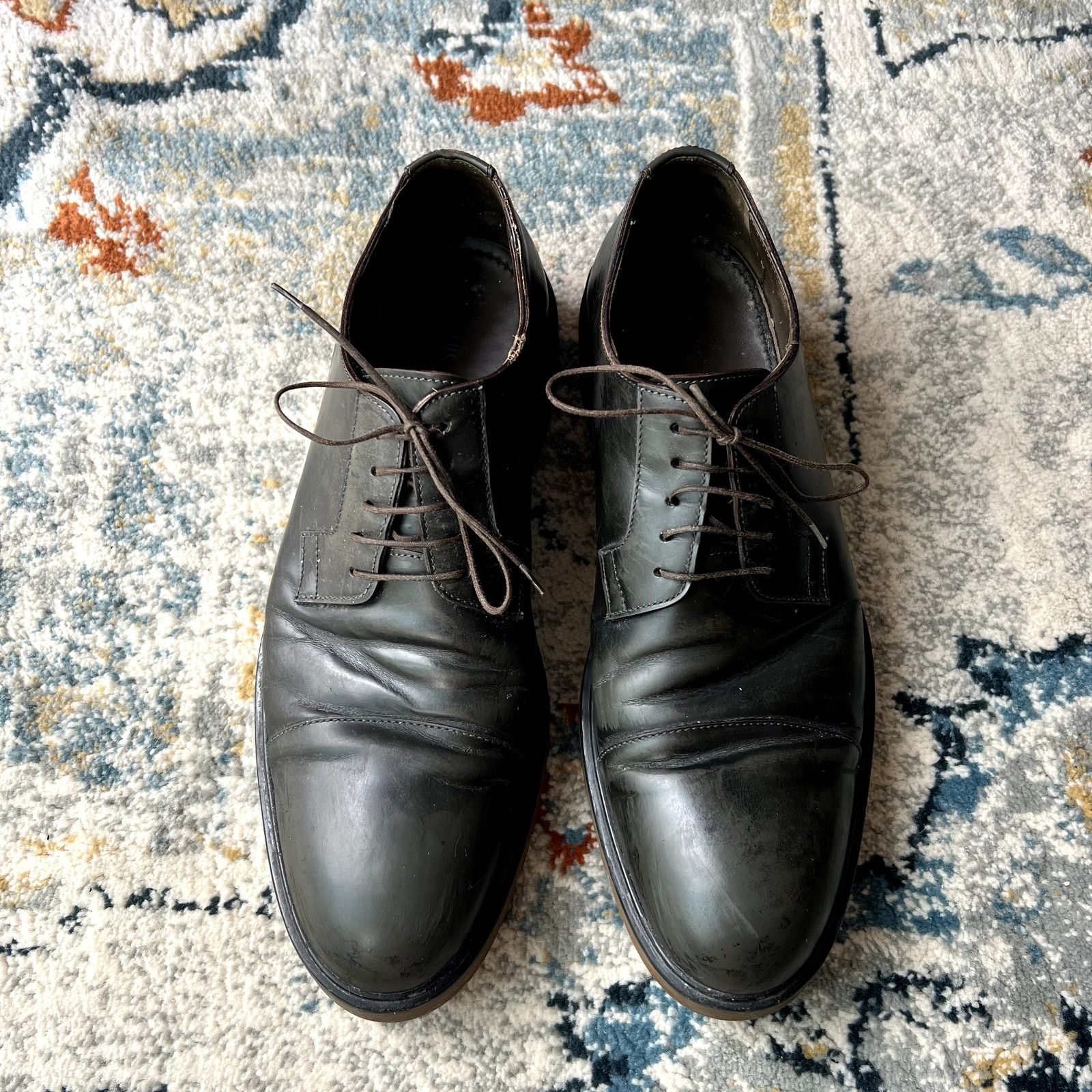 Louis Vuitton Louis Vuitton men's oxford shoes size 9.5 FD 1115 brown CL Size US 9.5 / EU 42-43 - 1 Thumbnail
