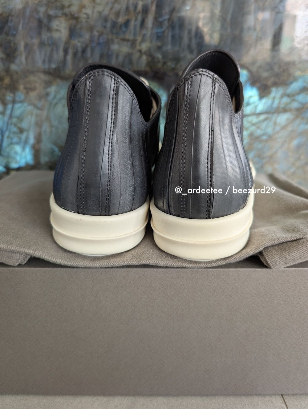 Rick Owens 💥1/1 SAMPLE MATISSE DI MAGGIO RUBBER RAMONES LOW FW24 Size US 8 / EU 41 - 6 Thumbnail